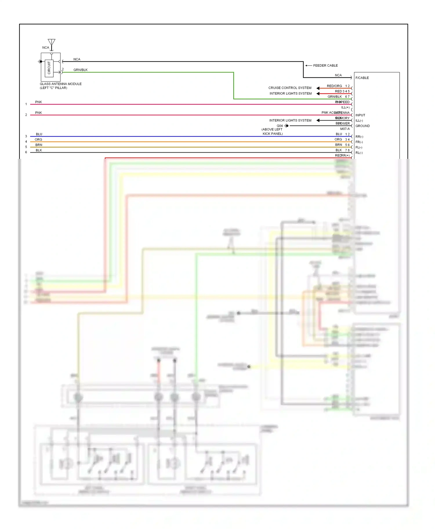 Kia Optima II facelift (2008-2010) w/ aux, usb wiring diagram  (5 of 7)