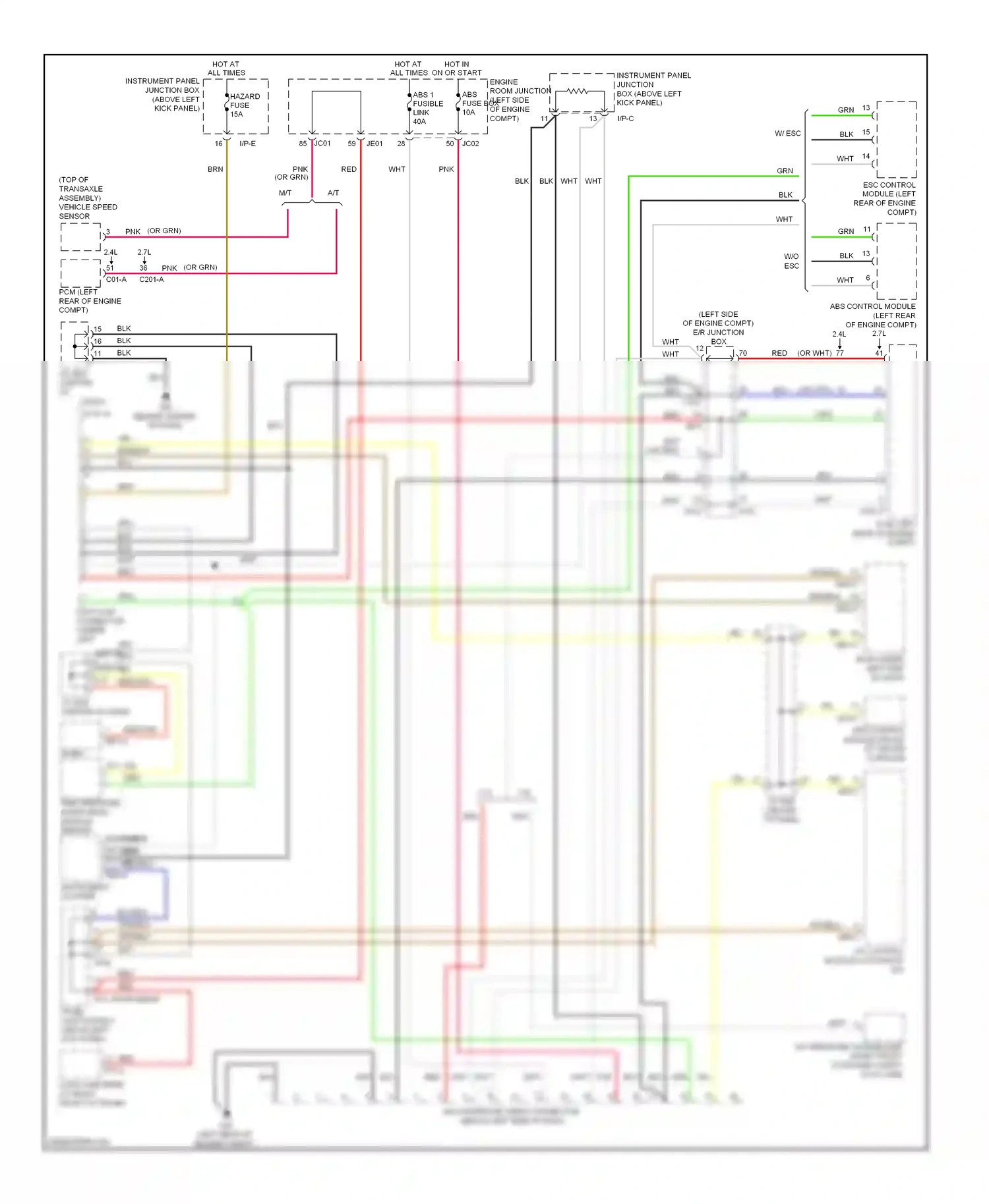 Kia Optima II facelift (2008-2010) yel wiring diagram  (15 of 63)