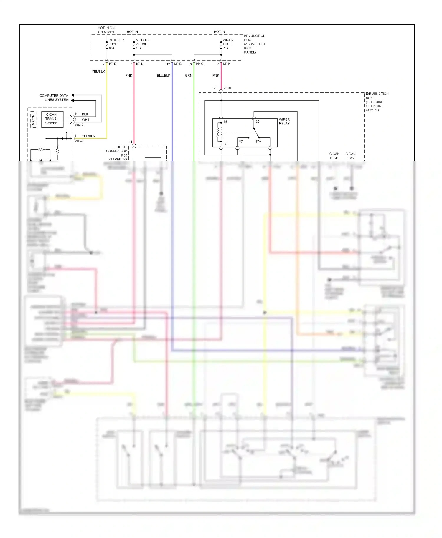 Kia Optima II facelift (2008-2010) yel wiring diagram  (63 of 63)