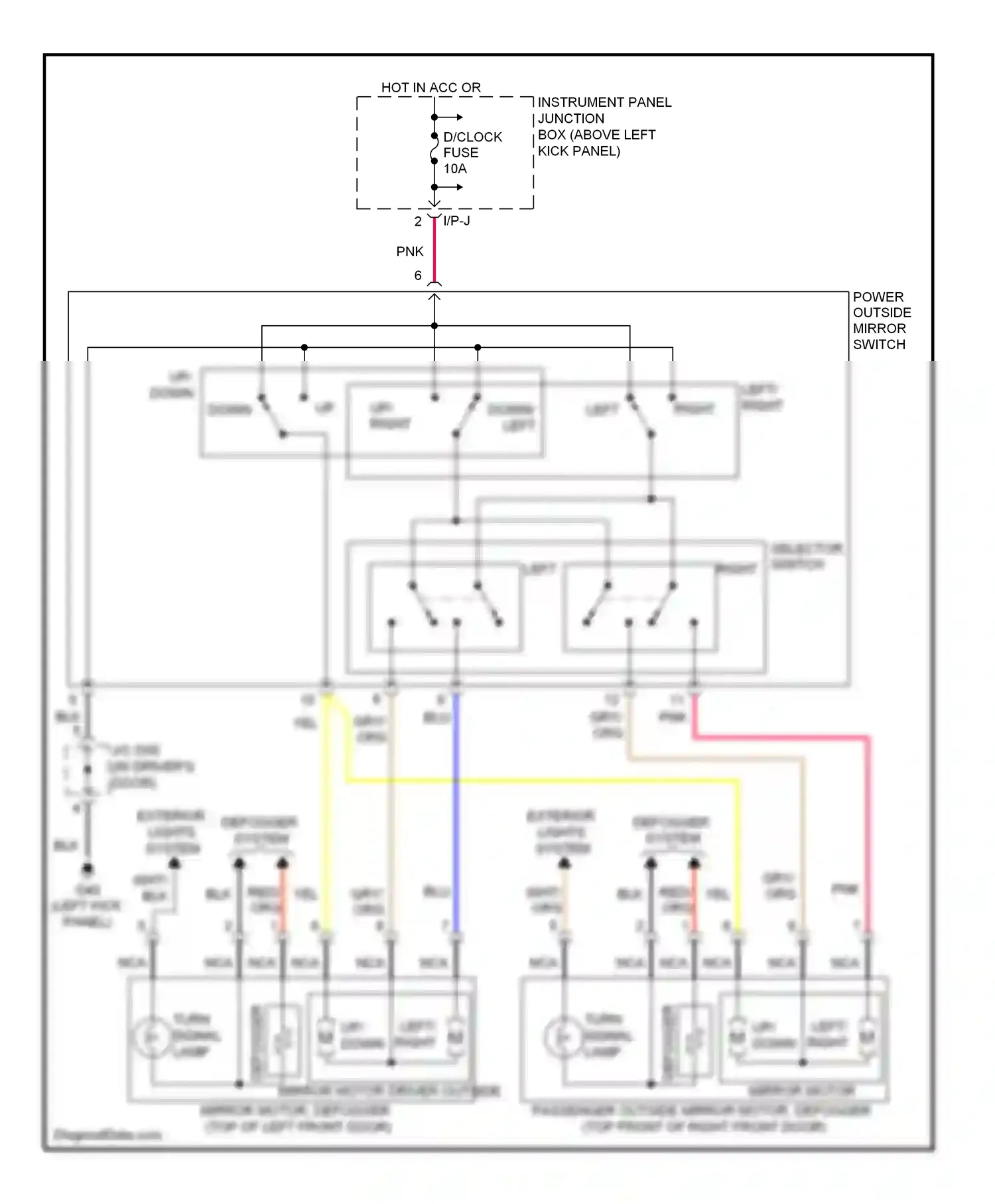 Kia Optima II facelift (2008-2010) yel wiring diagram  (44 of 63)