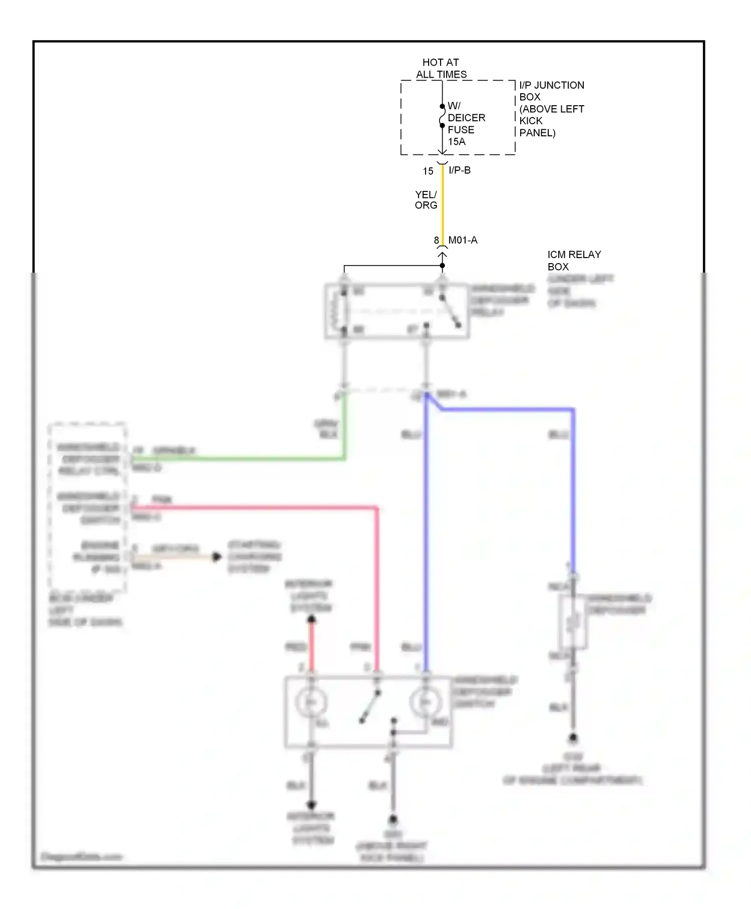 Kia Optima II facelift (2008-2010) yel wiring diagram  (17 of 63)
