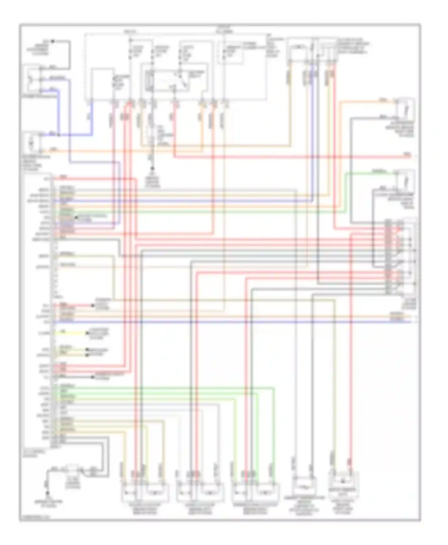 Optima Kia II (2005-2008): Automatic a/c circuit, late production (1 of 2)