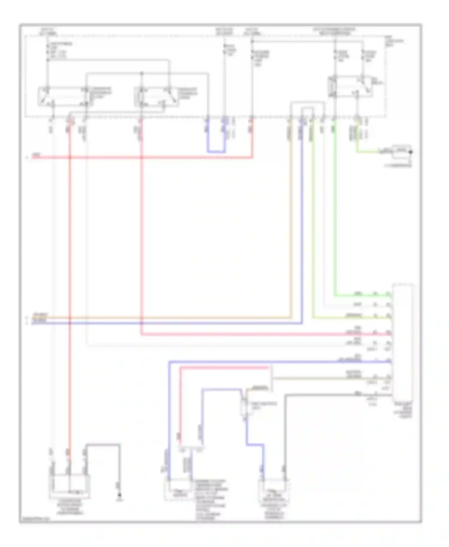 Optima Kia II (2005-2008): Automatic a/c circuit, late production (2 of 2)