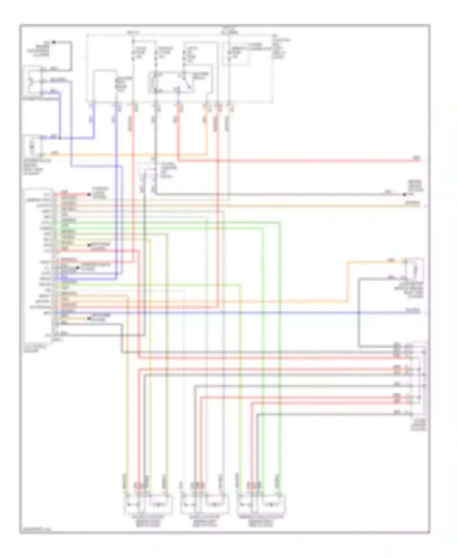 Optima Kia II (2005-2008): Manual a/c circuit, late production (1 of 2)