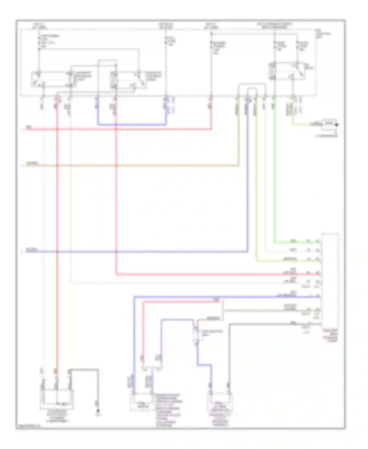 Optima Kia II (2005-2008): Manual a/c circuit, late production (2 of 2)