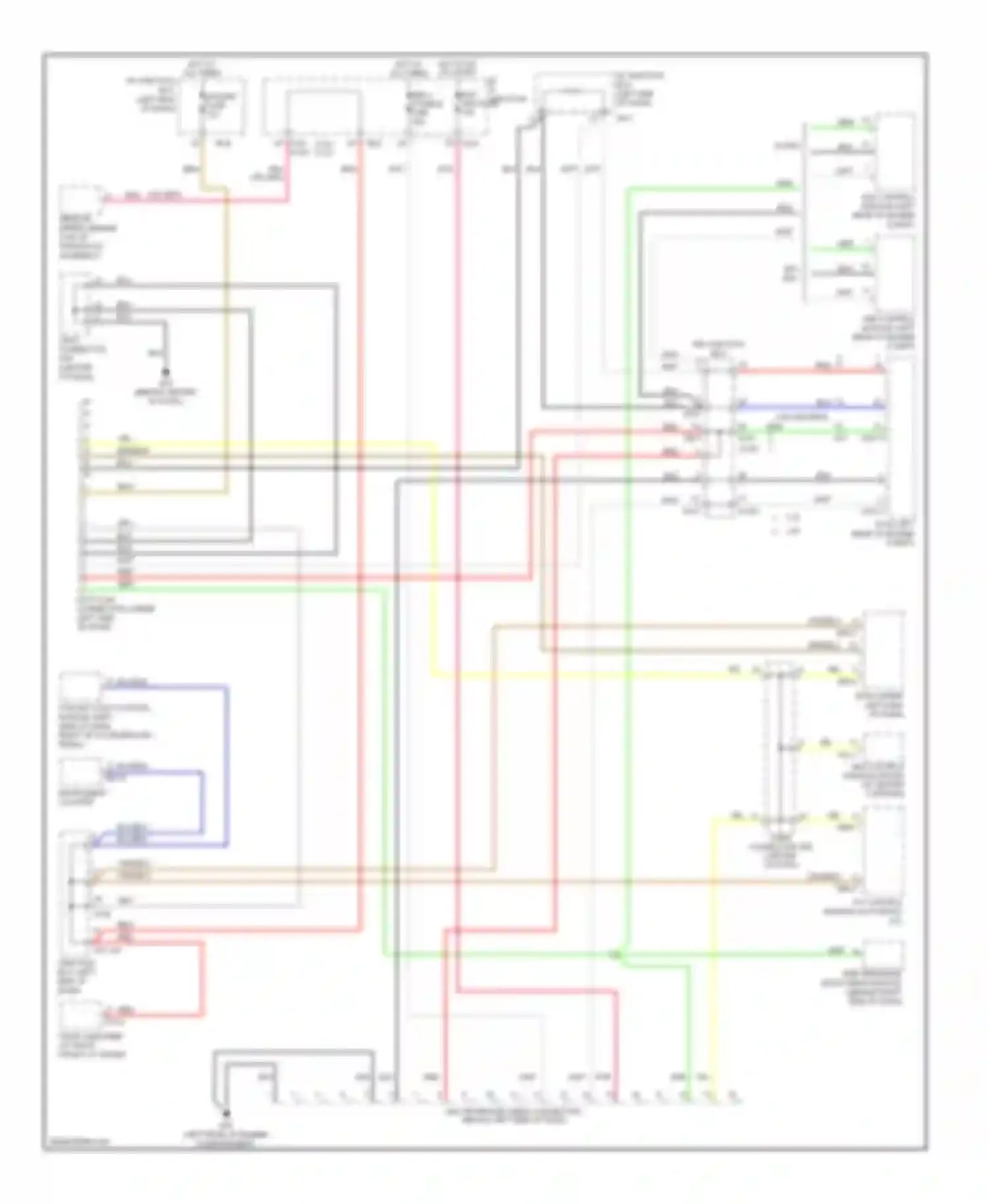 Optima Kia II (2005-2008): Computer data lines circuit, late production
