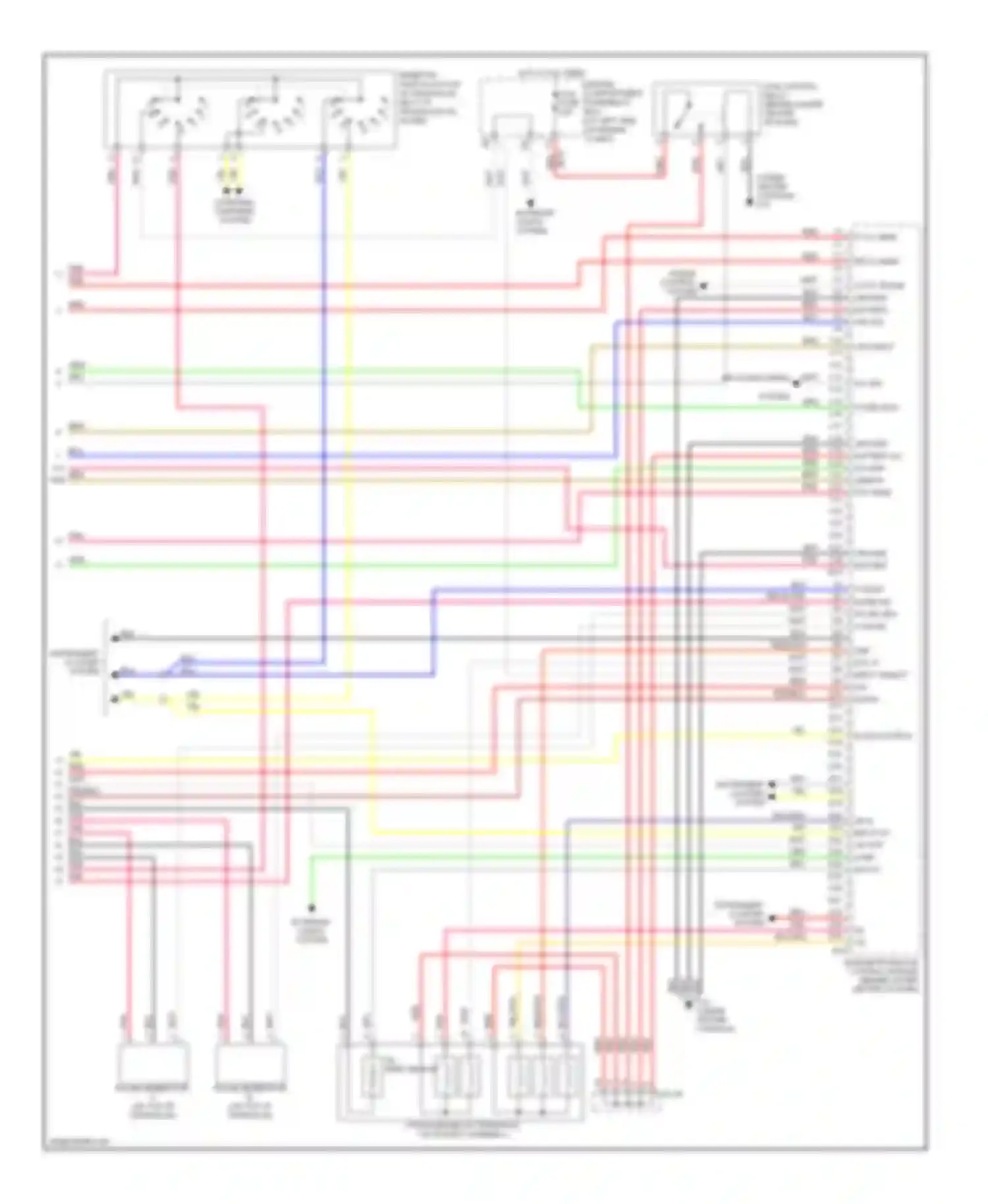Optima Kia II (2005-2008): Wiring diagram engine performance 2.4l, a/t early production (4 of 4)