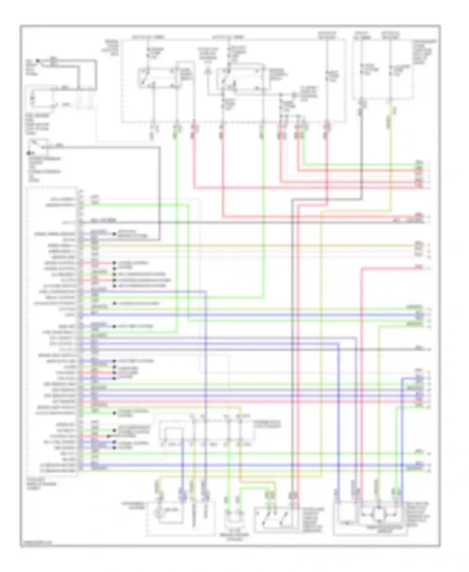 Optima Kia II (2005-2008): Wiring diagram engine performance 2.4l, late production (1 of 3)