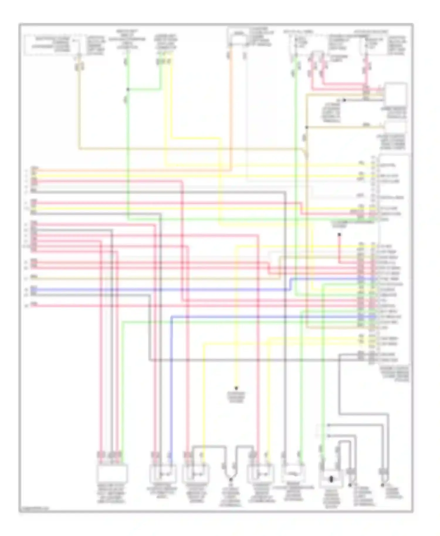 Optima Kia II (2005-2008): Wiring diagram engine performance 2.4l, m/t early production (3 of 3)