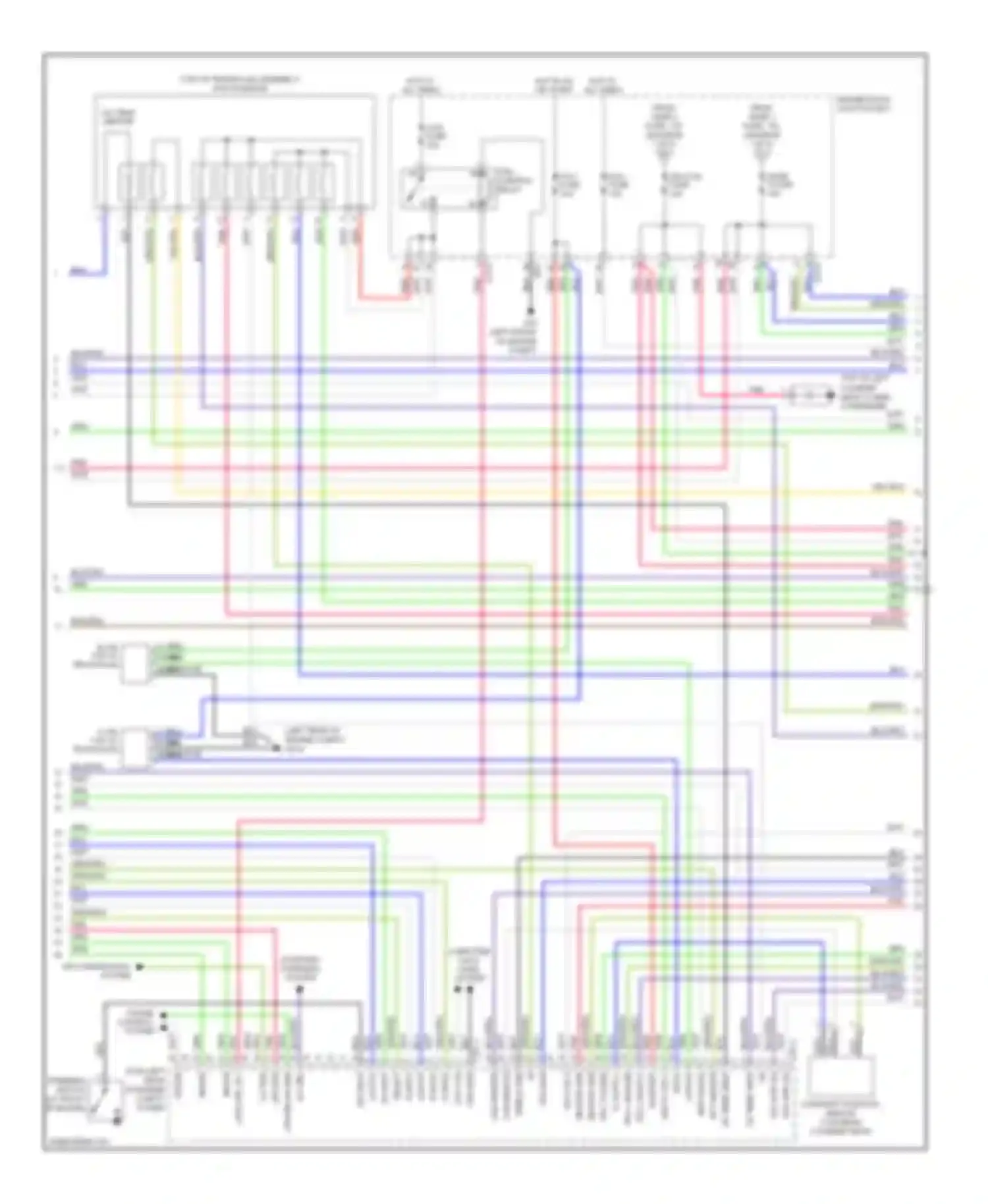 Optima Kia II (2005-2008): Wiring diagram engine performance 2.7l, late production (4 of 5)