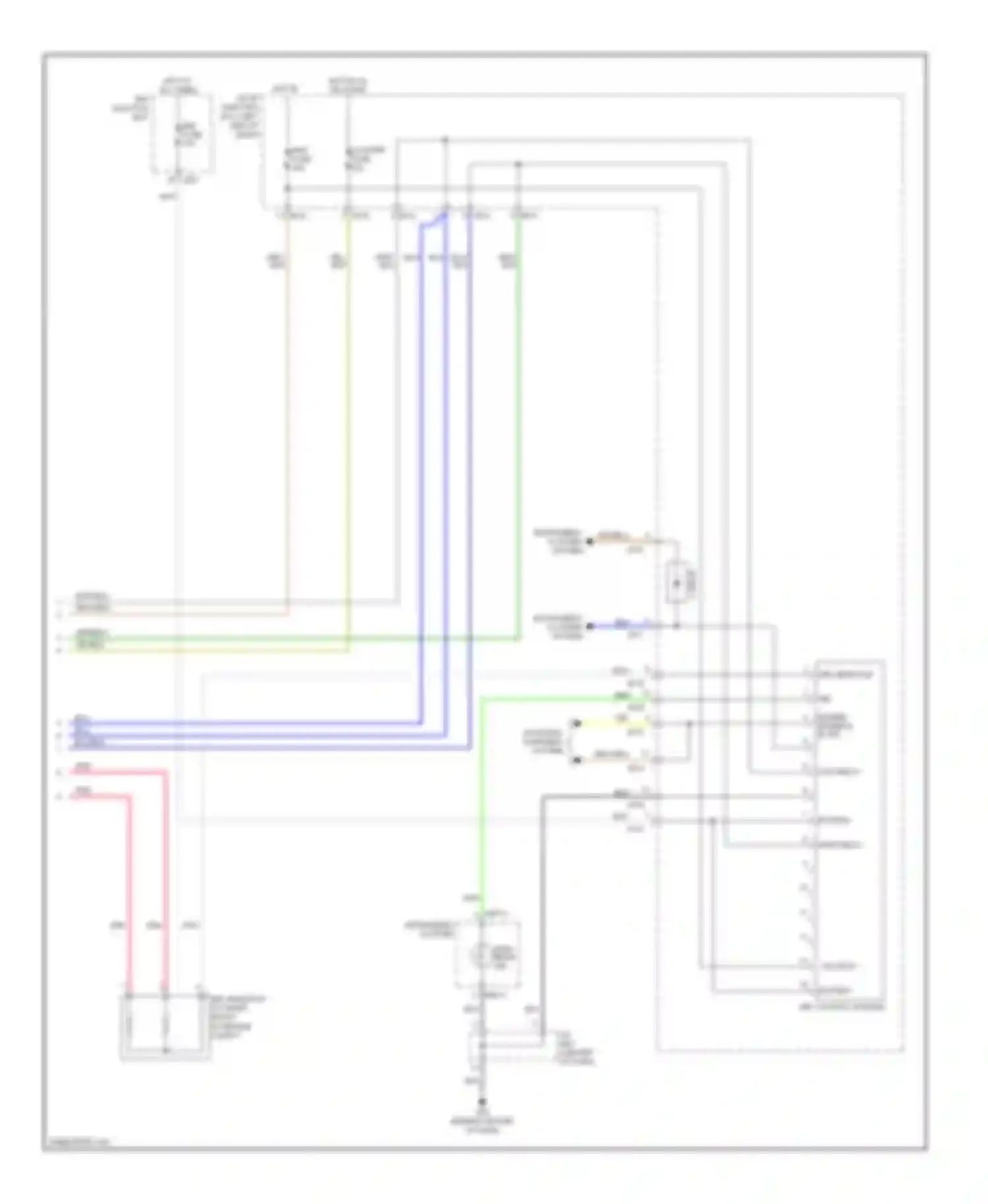 Optima Kia II (2005-2008): Headlights circuit, late production with drl (2 of 2)