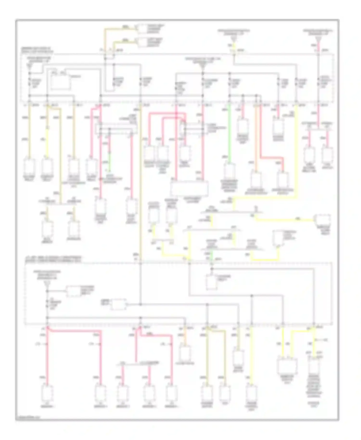 Optima Kia II (2005-2008): Power distribution circuit, early production (5 of 5)