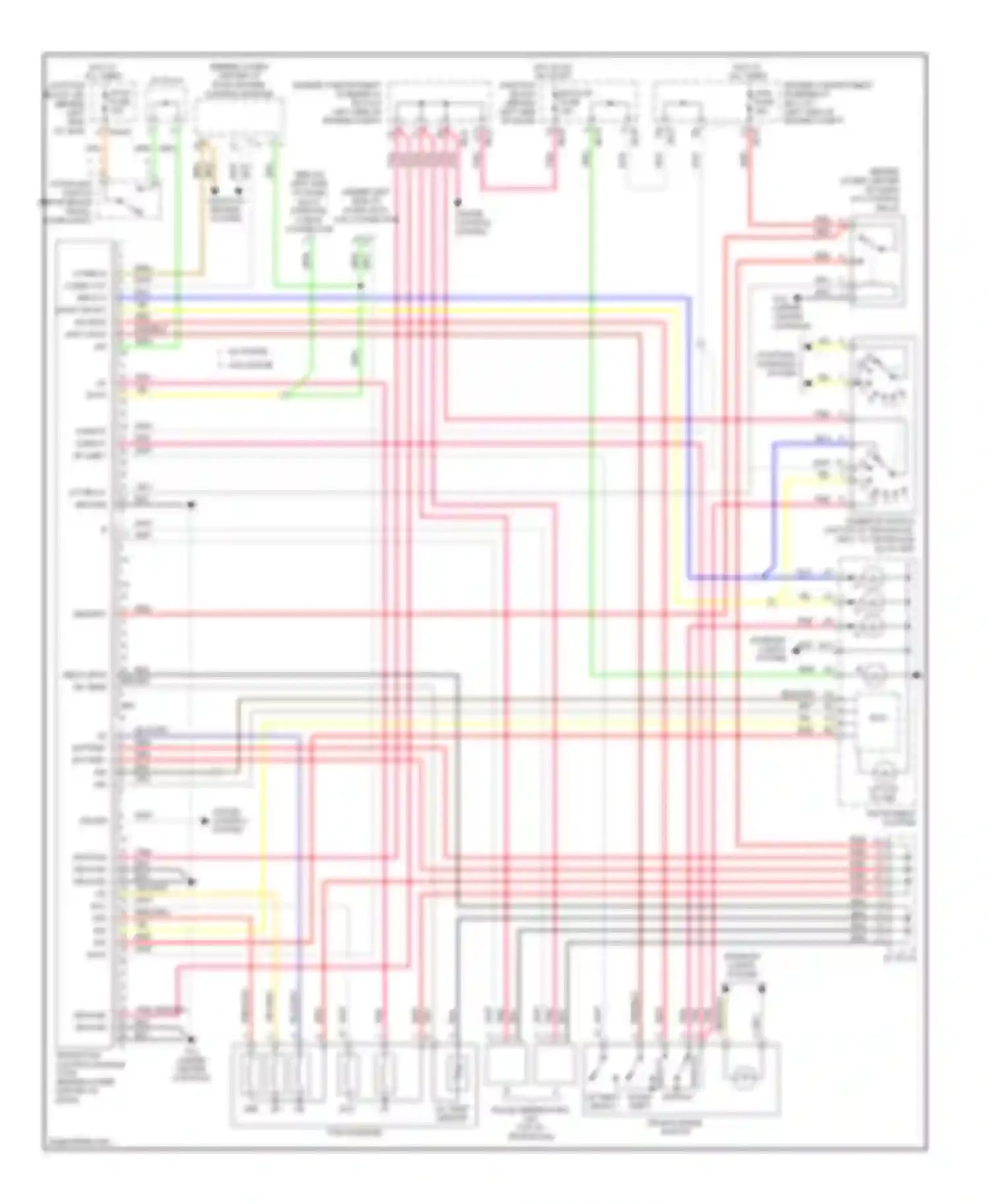 Optima Kia II (2005-2008): 2.7l, transmission circuit, early production
