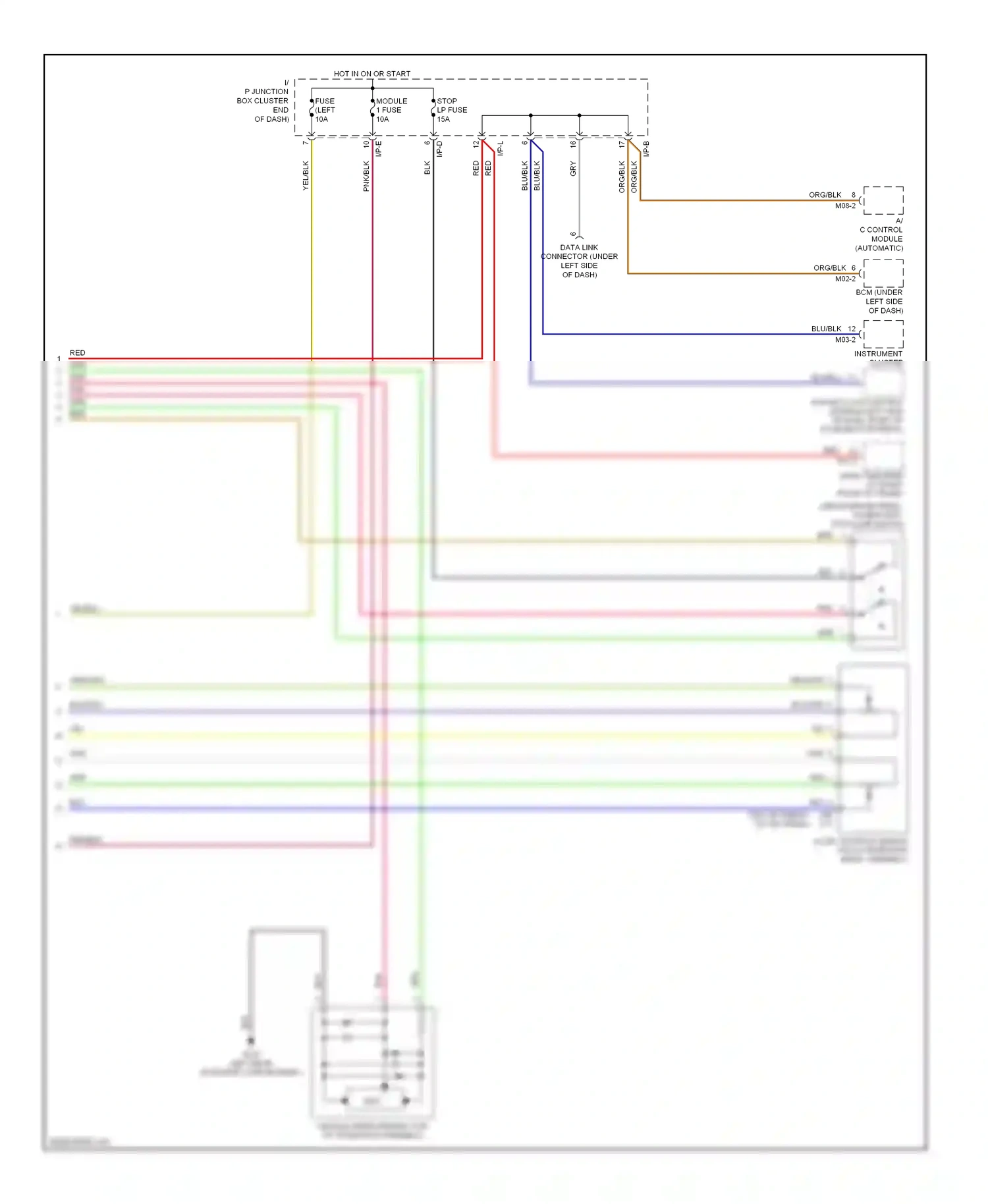 Kia Optima II (2005-2008) accel position sensor (on accelerator pedal assembly) wiring diagram  (2 of 4)