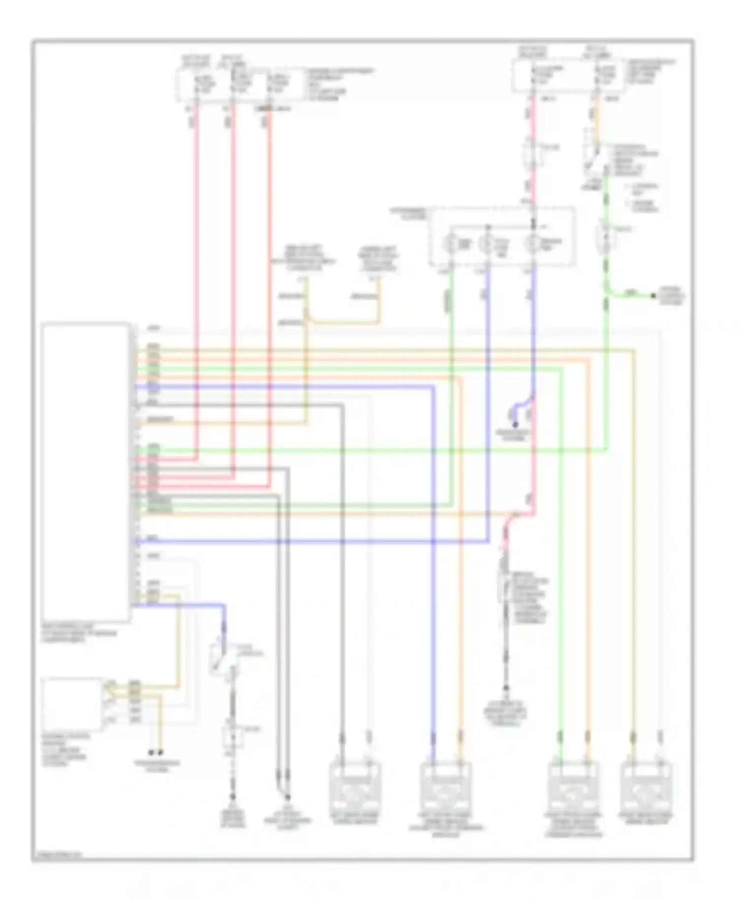 Wiring diagram cluster fuse for Kia Optima II (2005-2008) (4 of 35)