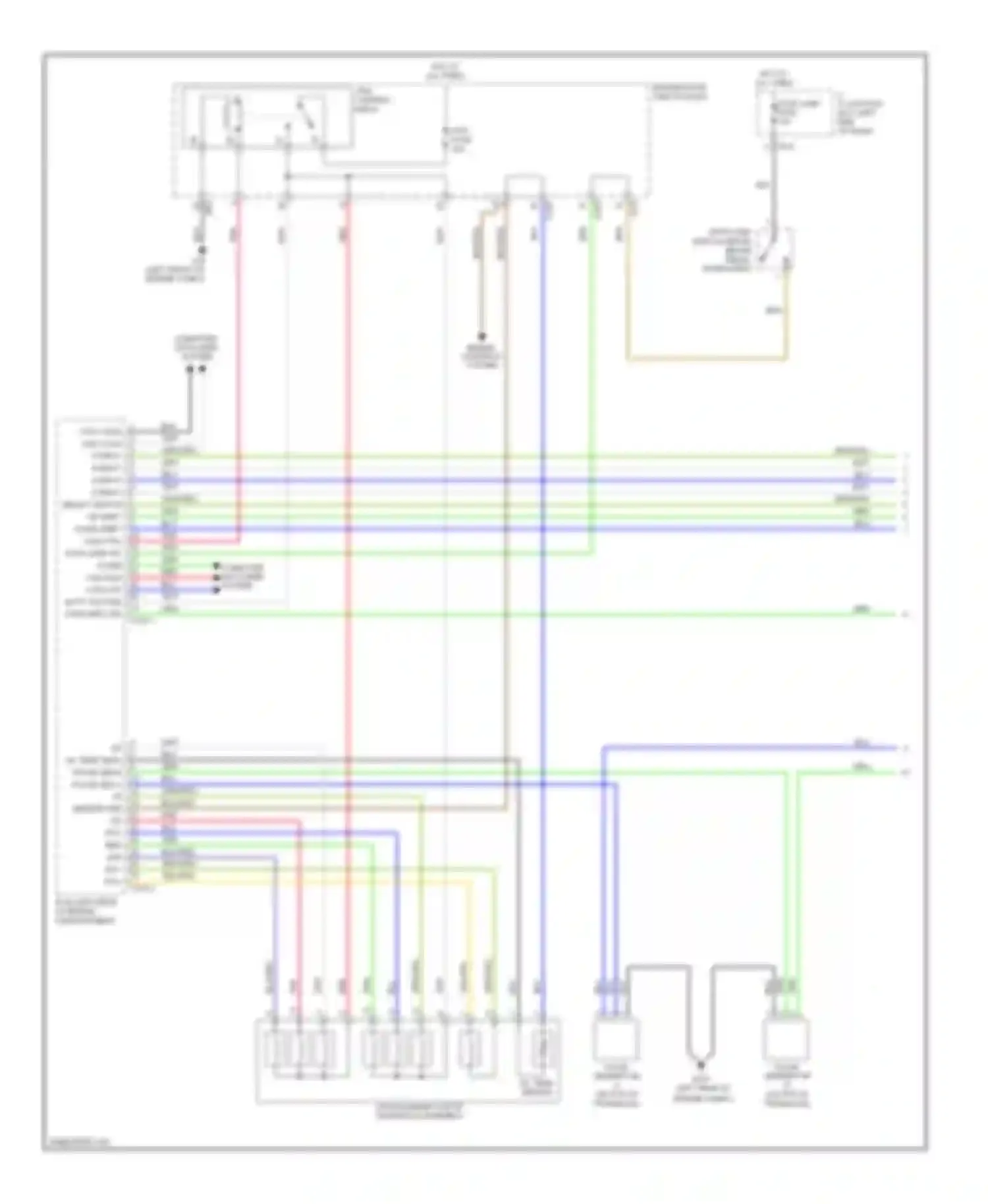 Wiring diagram engine controls system for Kia Optima II (2005-2008) (1 of 4)