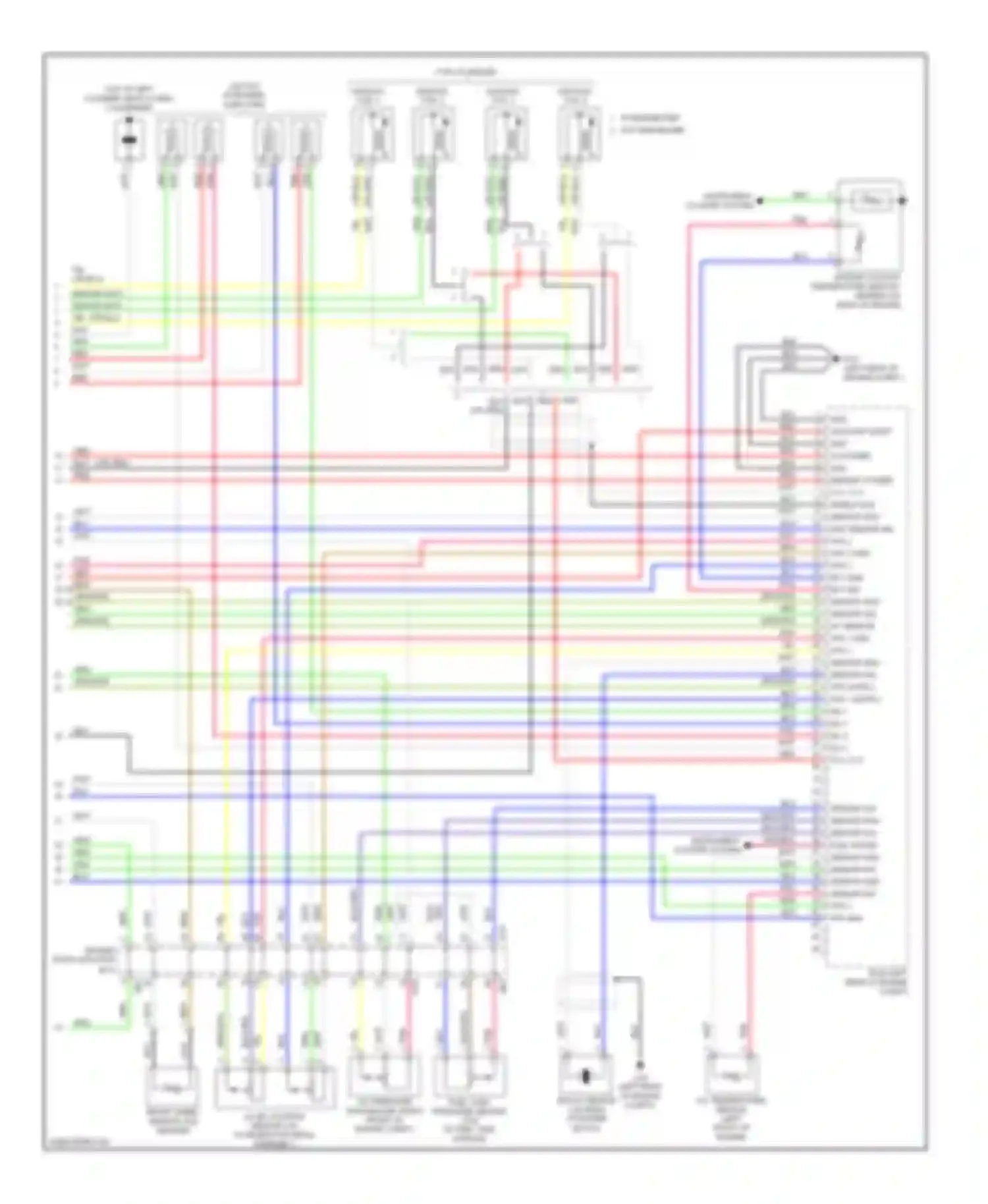 Wiring diagram engine room junction box for Kia Optima II (2005-2008) (6 of 13)