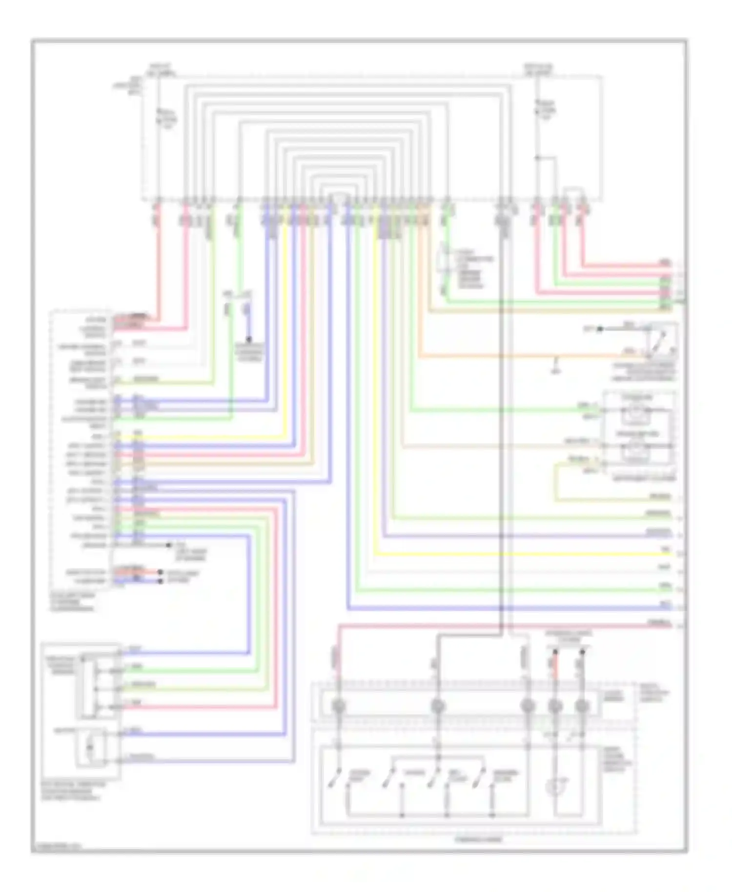 Wiring diagram e/r junction box for Kia Optima II (2005-2008) (1 of 30)