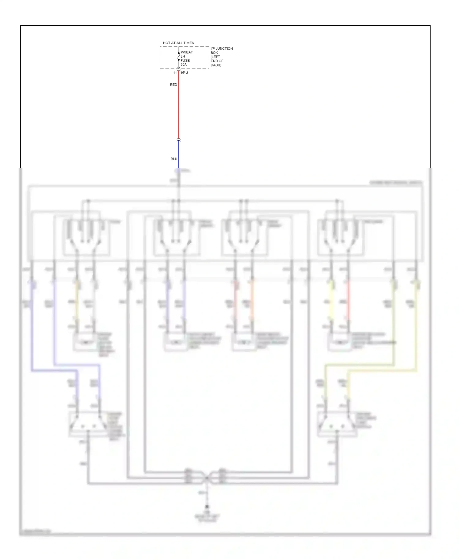 Kia Optima II (2005-2008) forward/ wiring diagram  (2 of 4)