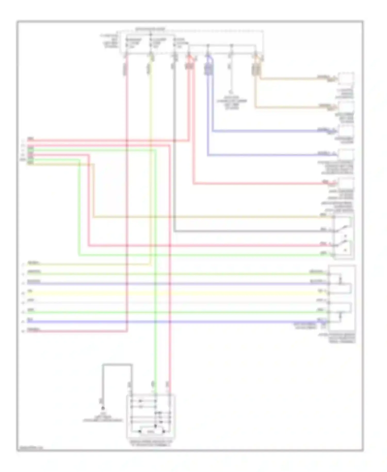 Wiring diagram instrument cluster for Kia Optima II (2005-2008) (3 of 44)