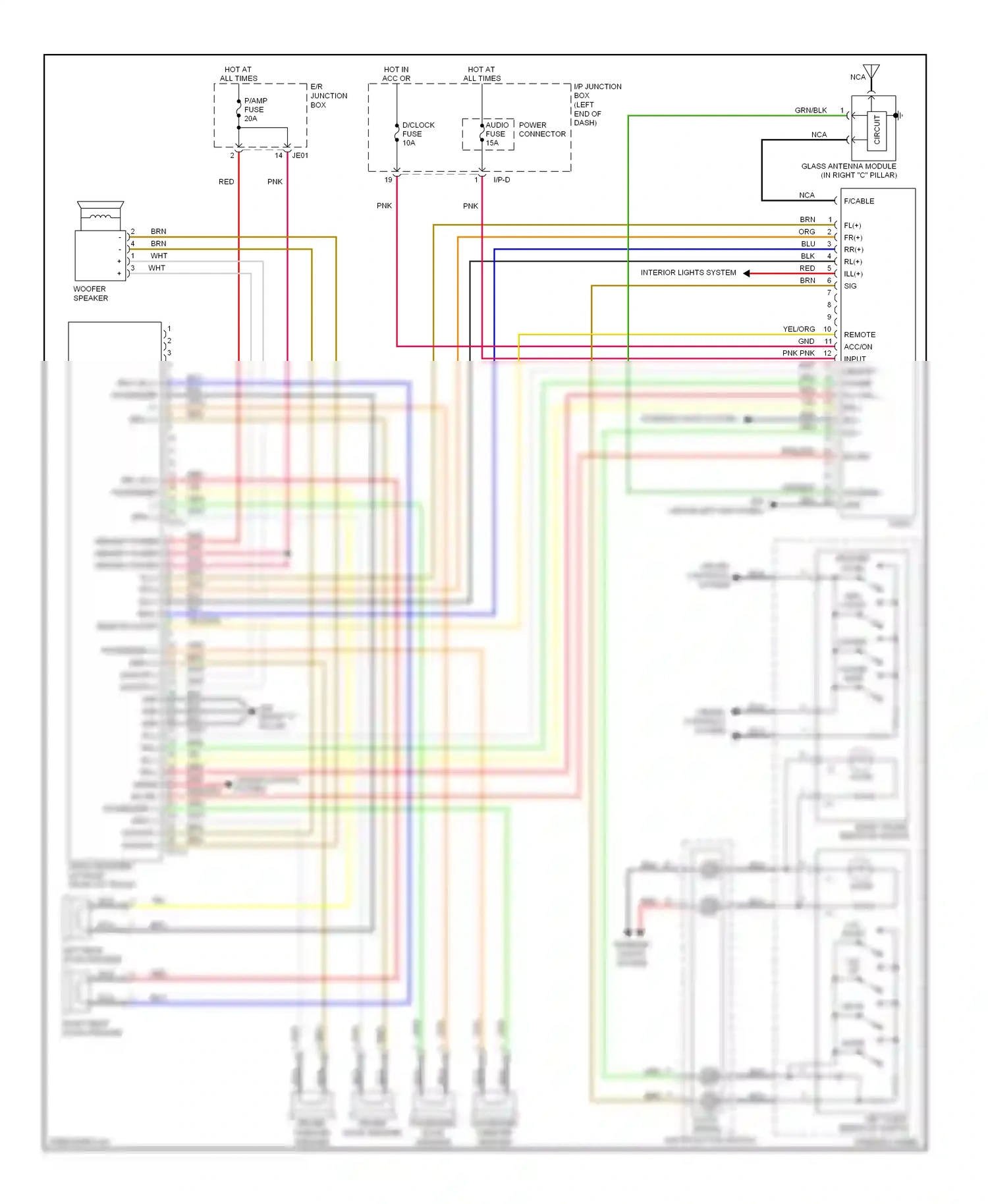 Kia Optima II (2005-2008) mode wiring diagram  (2 of 5)