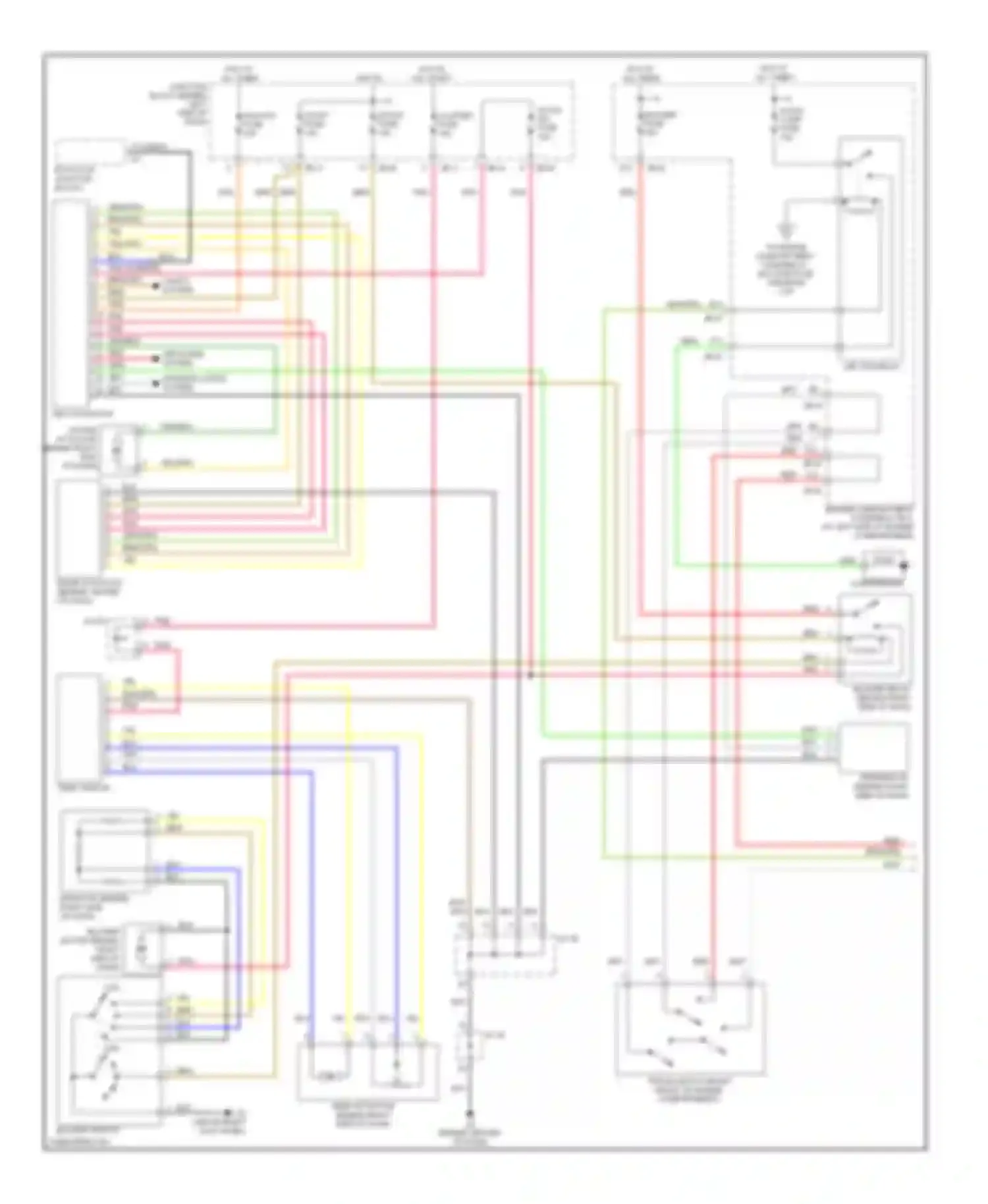 Wiring diagram red for Kia Optima II (2005-2008) (38 of 100)