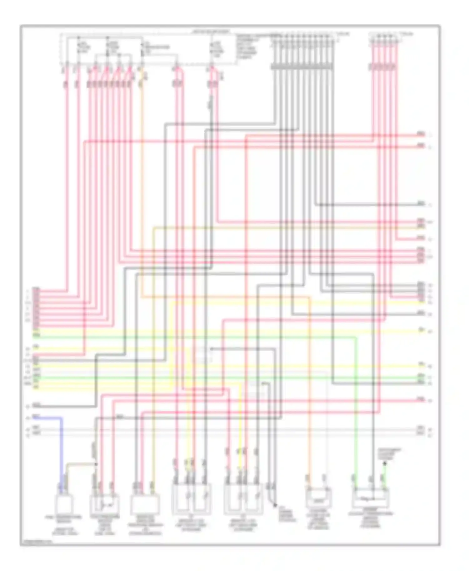 Wiring diagram sensor fuse for Kia Optima II (2005-2008) (2 of 4)