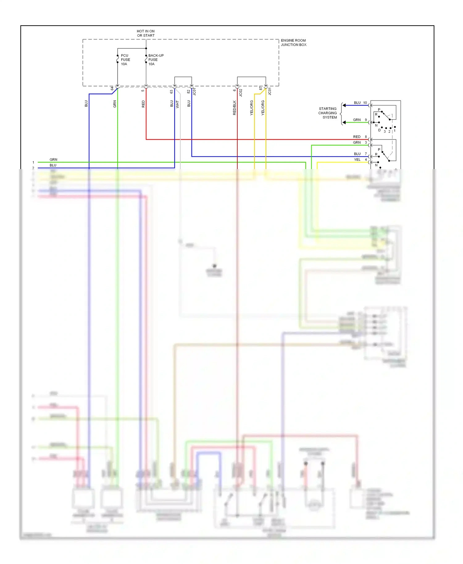 Kia Optima II (2005-2008) system wiring diagram  (1 of 2)