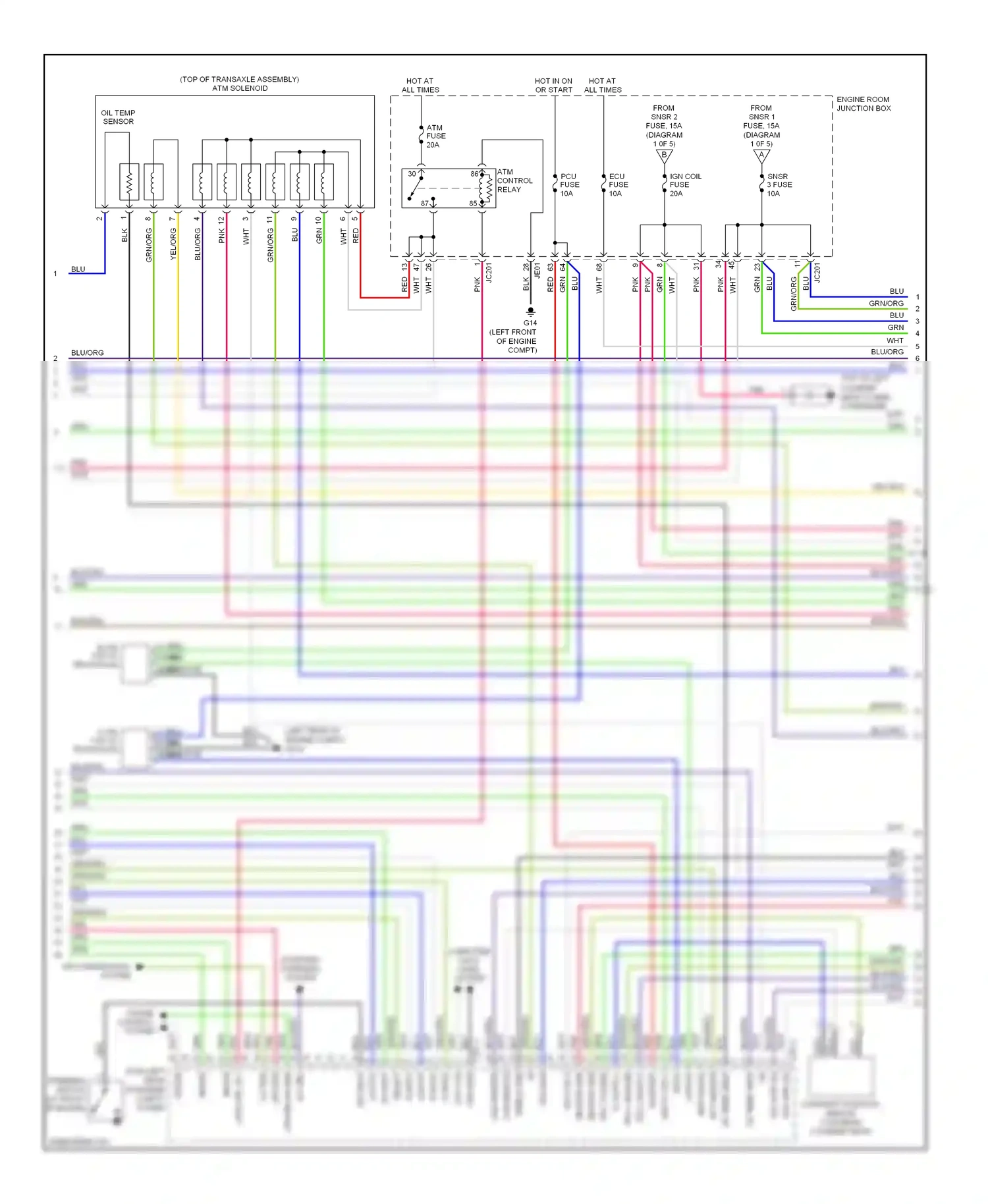 Kia Optima II (2005-2008) tps 2 supply wiring diagram  (1 of 1)