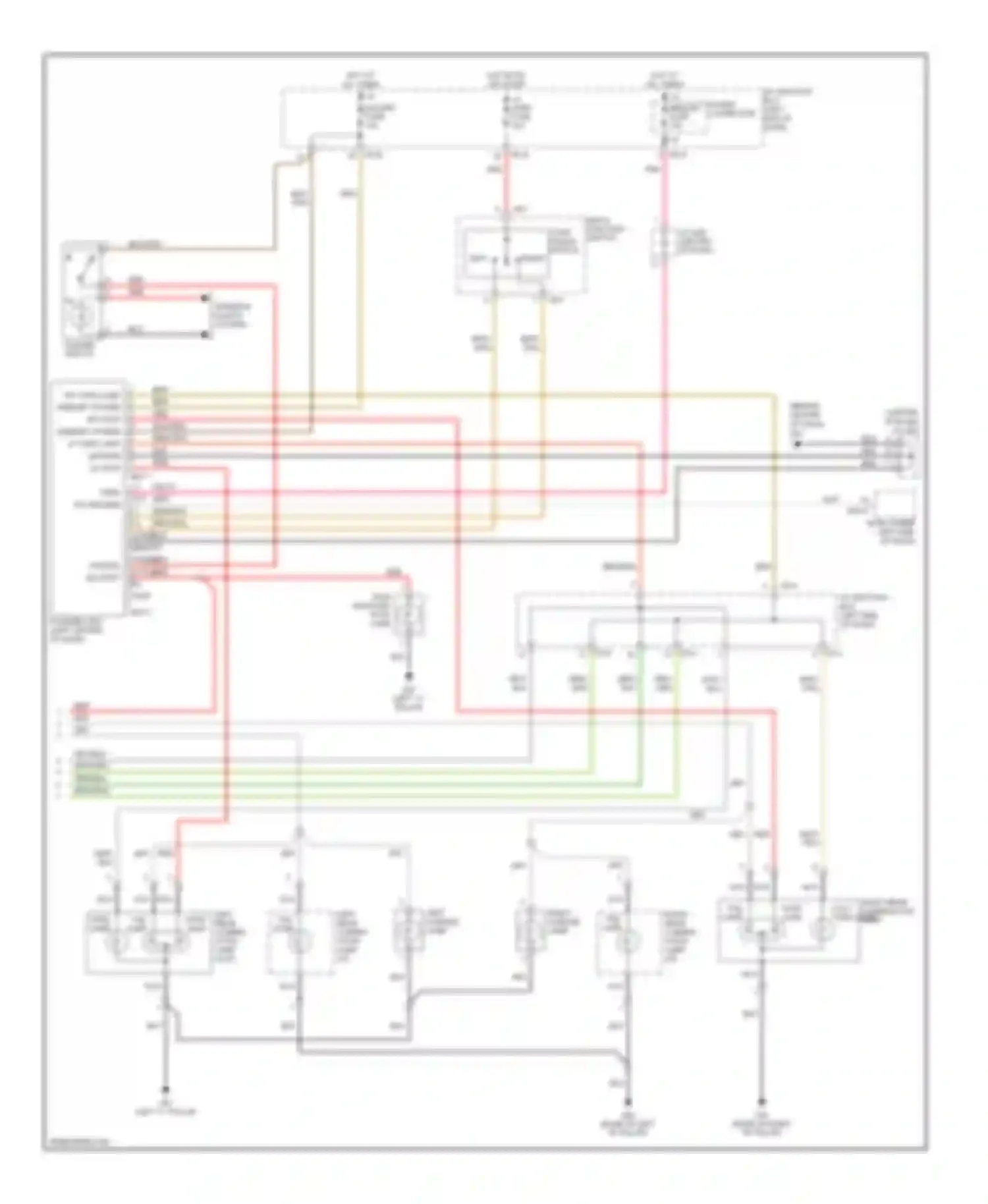 Wiring diagram turn fuse for Kia Optima II (2005-2008) (1 of 1)