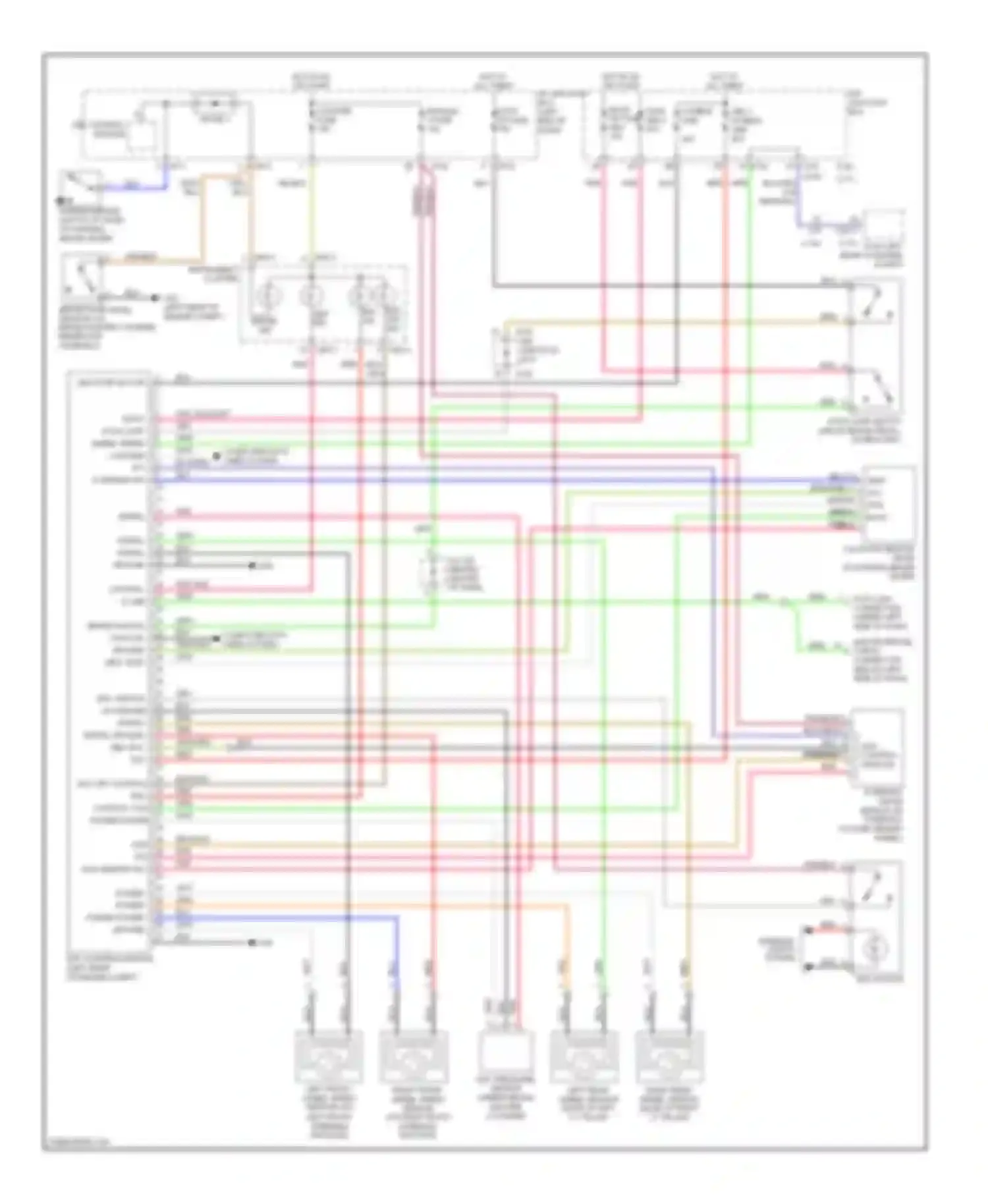 Wiring diagram yaw sensor sig for Kia Optima II (2005-2008) (1 of 1)