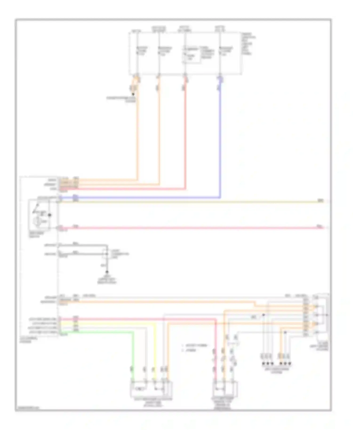 Optima Kia III facelift (2013-2015): Defoggers circuit, with auto defogger (1 of 2)