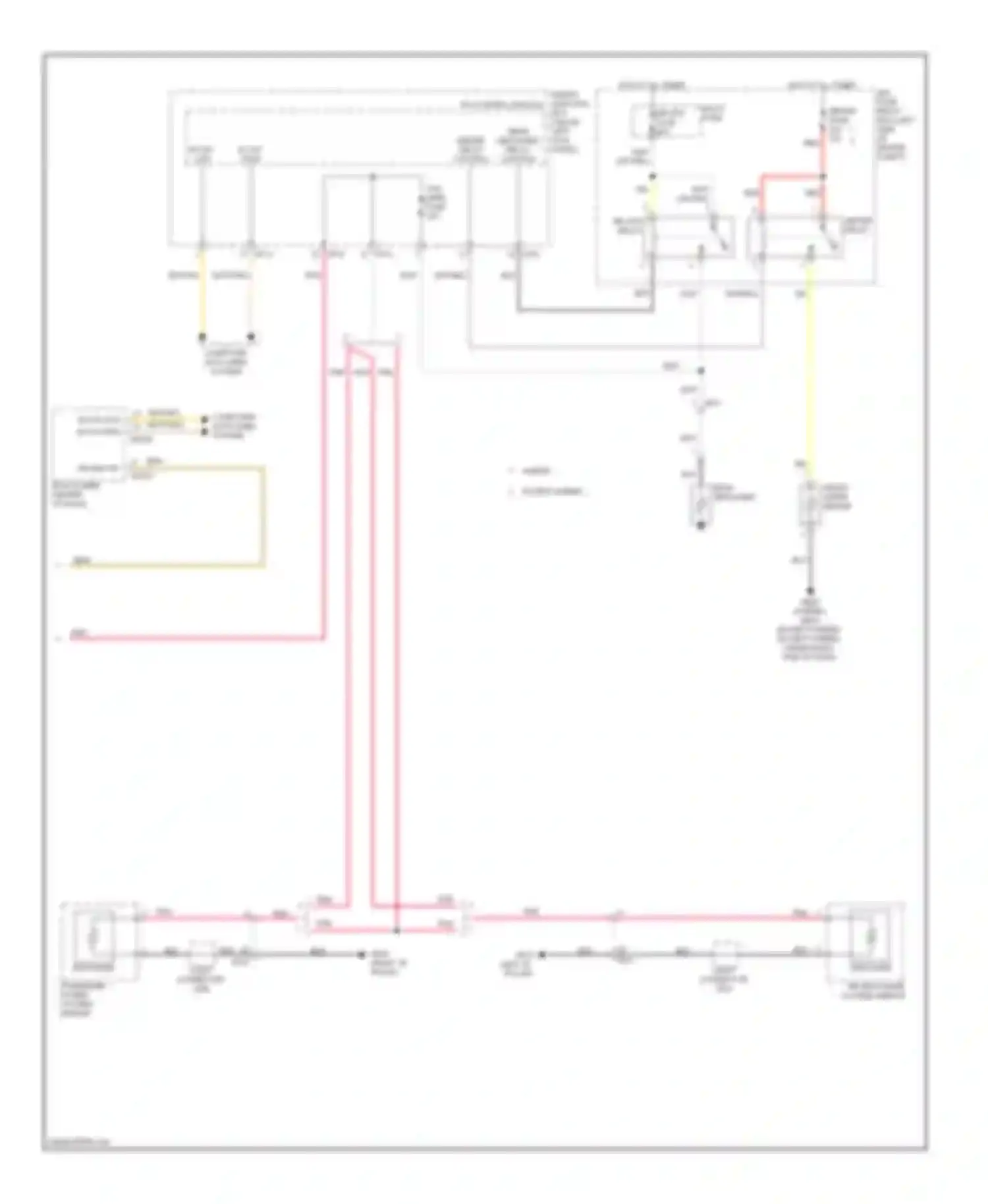 Optima Kia III facelift (2013-2015): Defoggers circuit, with auto defogger (2 of 2)