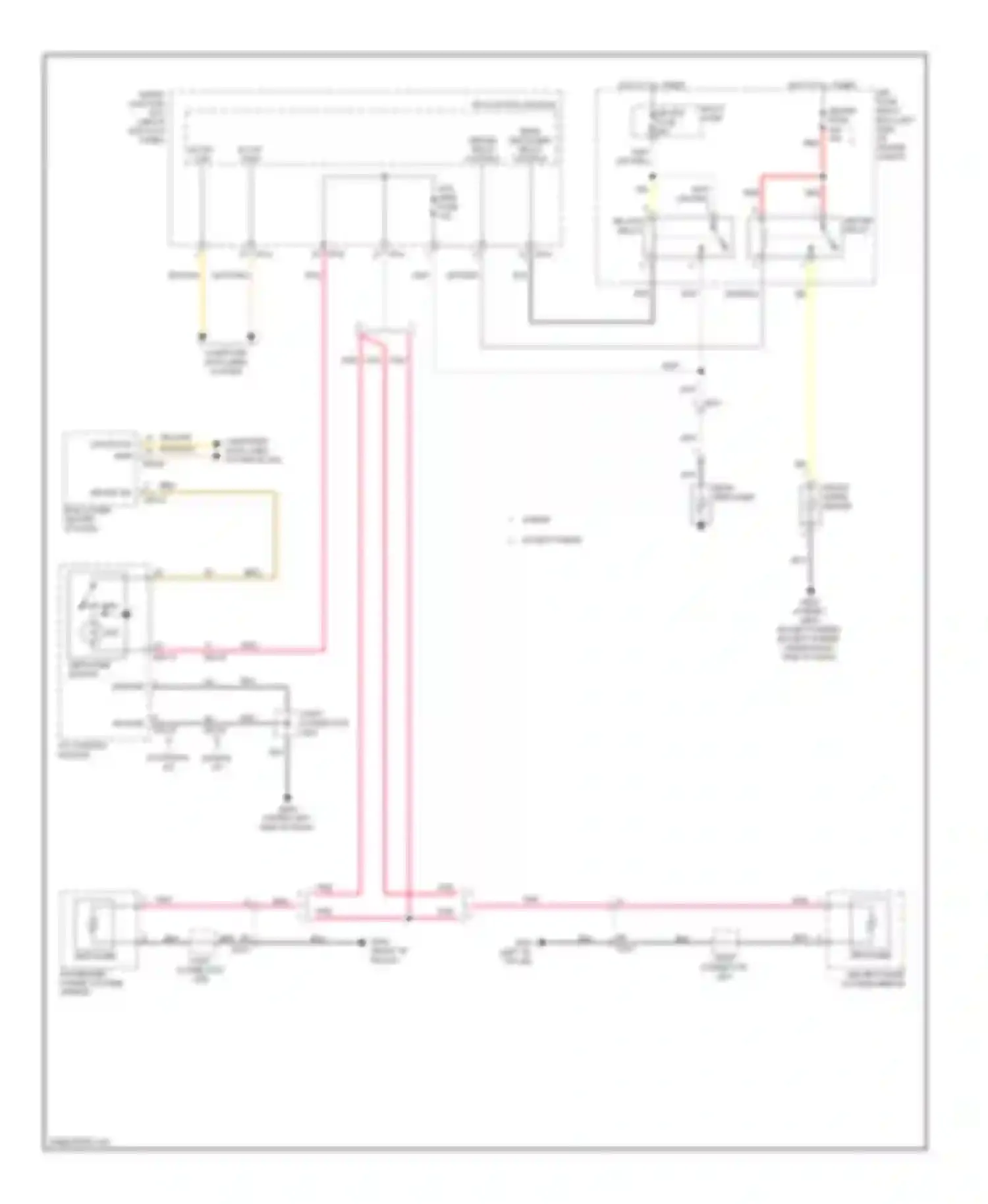 Optima Kia III facelift (2013-2015): Defoggers circuit, without auto defogger