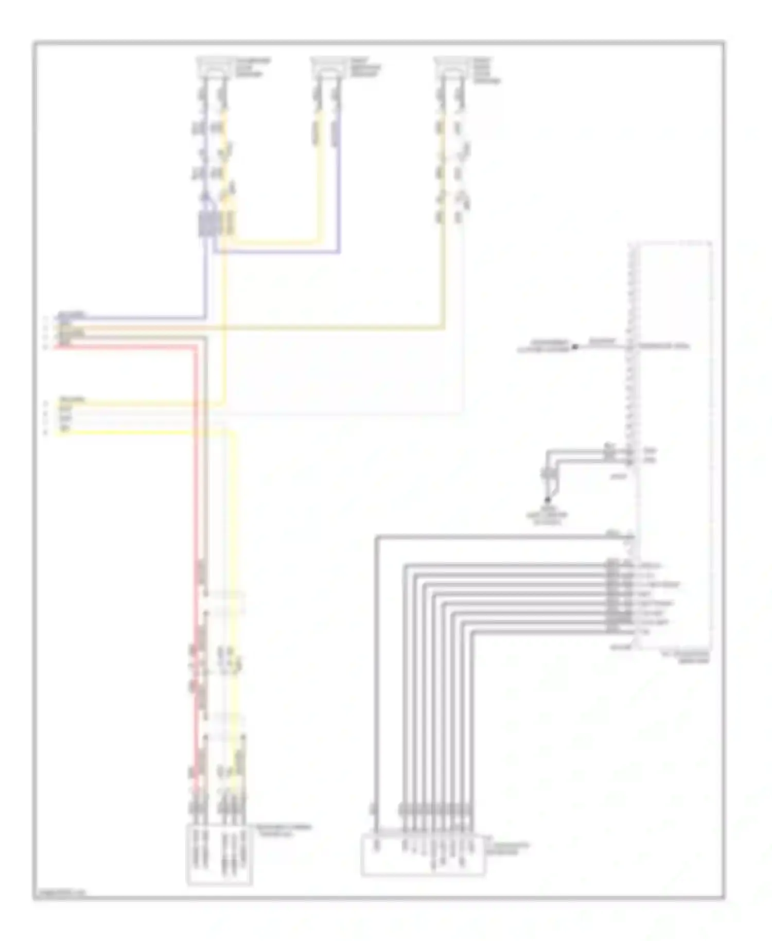 Optima Kia III facelift (2013-2015): Navigation circuit, version 3.0 without amplifier (3 of 3)