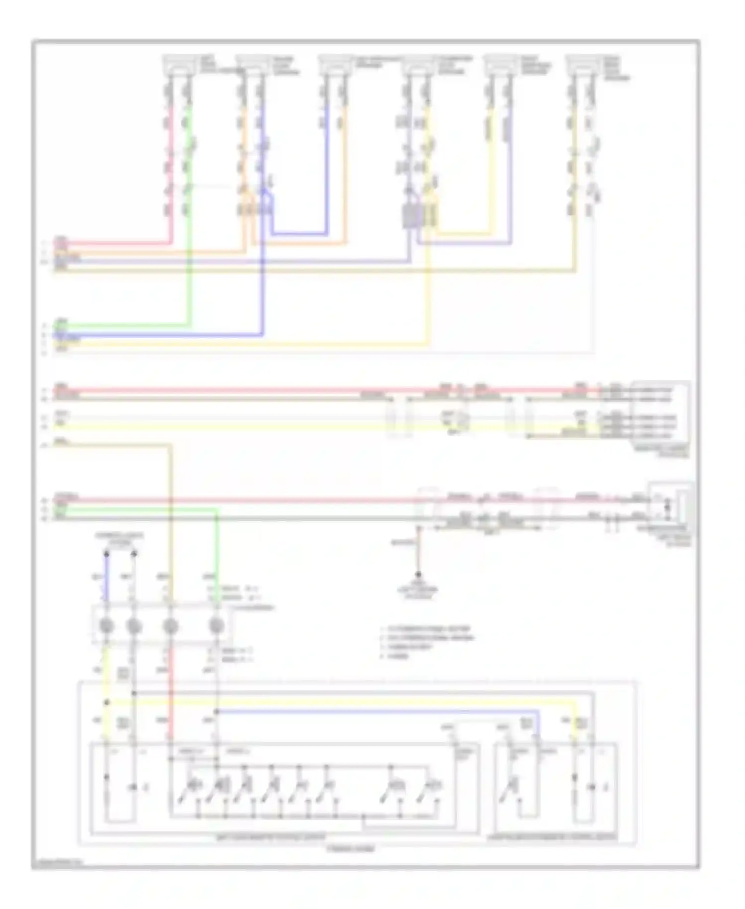 Optima Kia III facelift (2013-2015): Radio circuit, without navigation with uvo without amplifier (2 of 2)