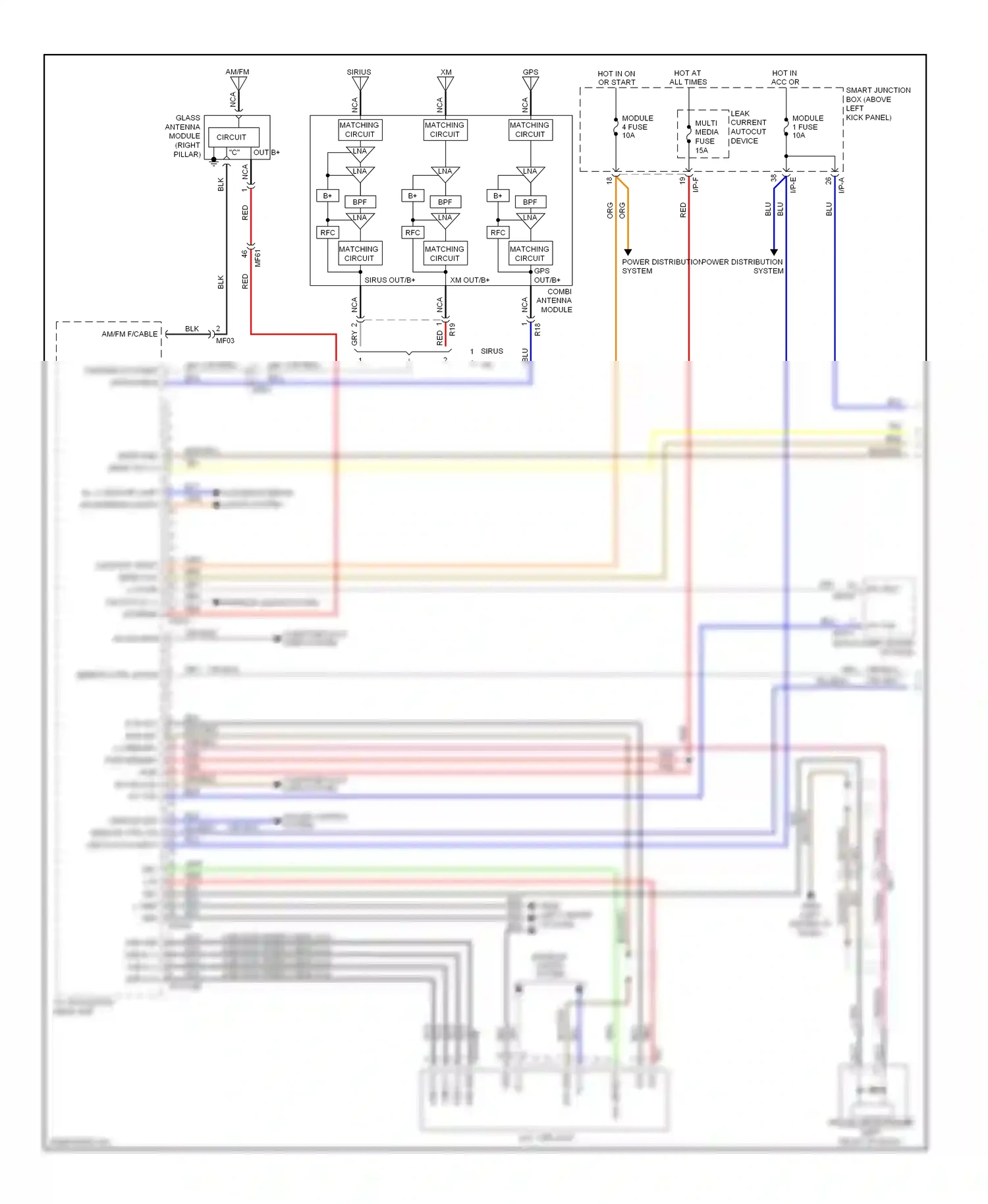Kia Optima III facelift (2013-2015) aux l + wiring diagram  (15 of 19)