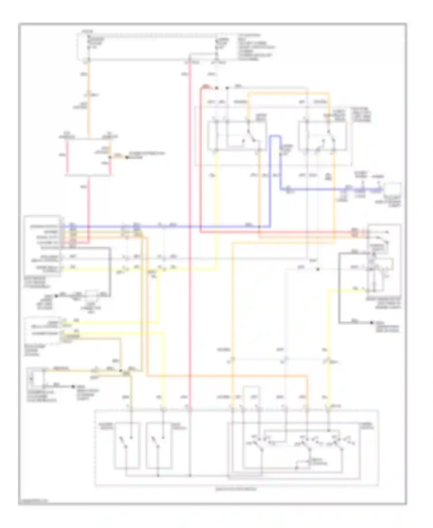 Wiring diagram delay control for Kia Optima III facelift (2013-2015) (2 of 4)
