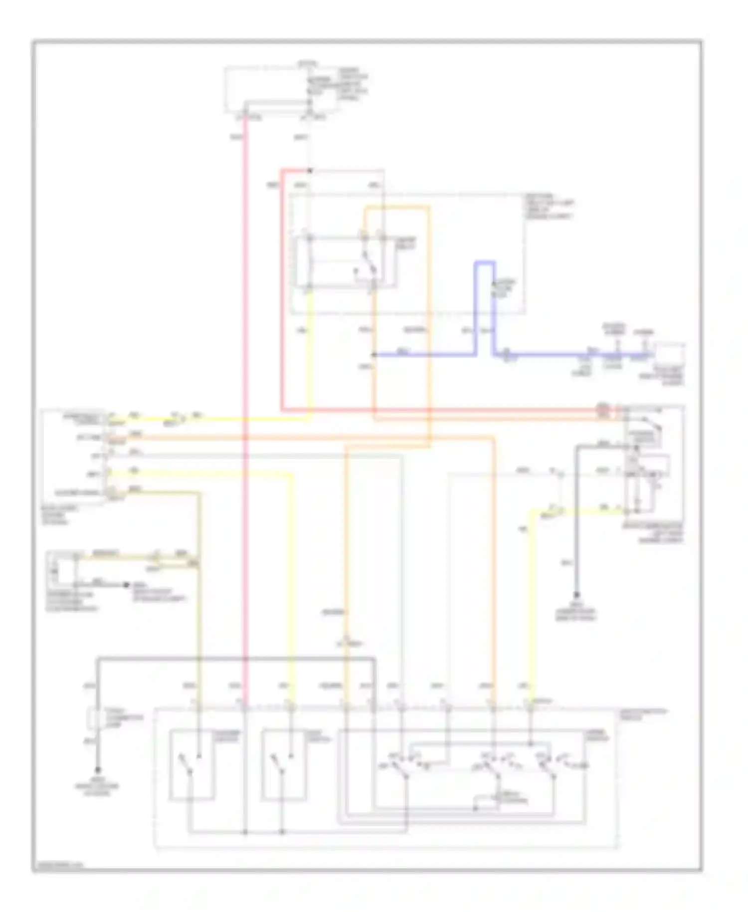 Wiring diagram front wiper motor (left rear of for Kia Optima III facelift (2013-2015) (1 of 1)