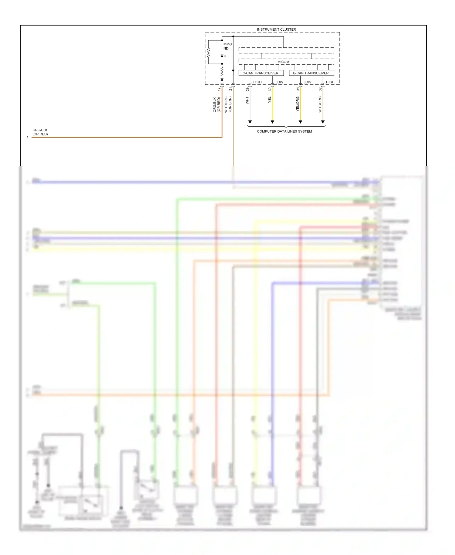 Kia Optima III facelift (2013-2015) ground ground wiring diagram  (1 of 1)