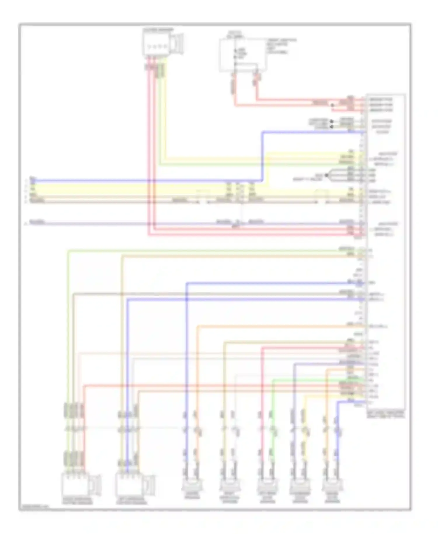 Wiring diagram left midrange twitter speaker for Kia Optima III facelift (2013-2015) (5 of 7)