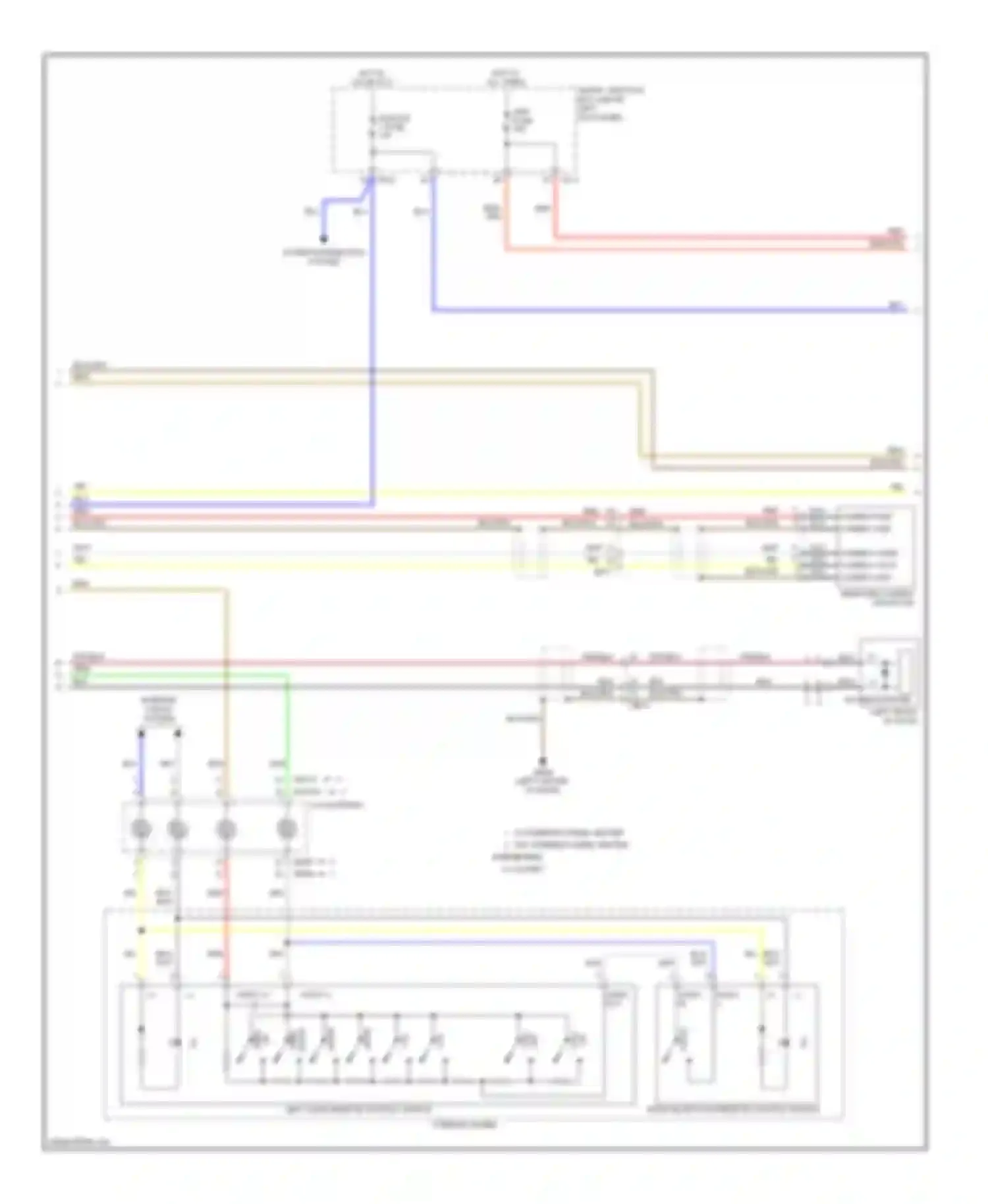 Wiring diagram module 1 fuse for Kia Optima III facelift (2013-2015) (39 of 41)