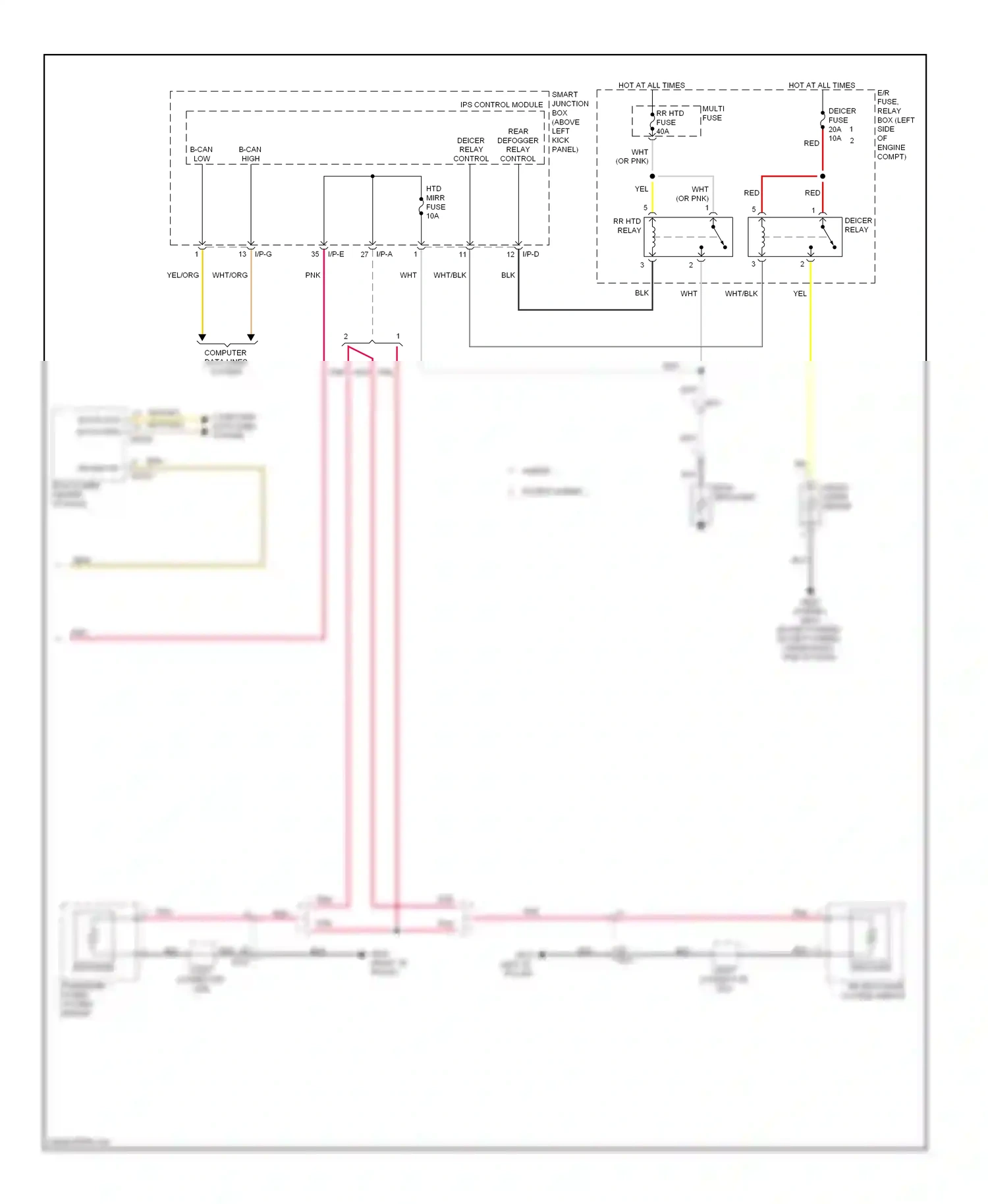 Kia Optima III facelift (2013-2015) multi fuse wiring diagram  (23 of 26)