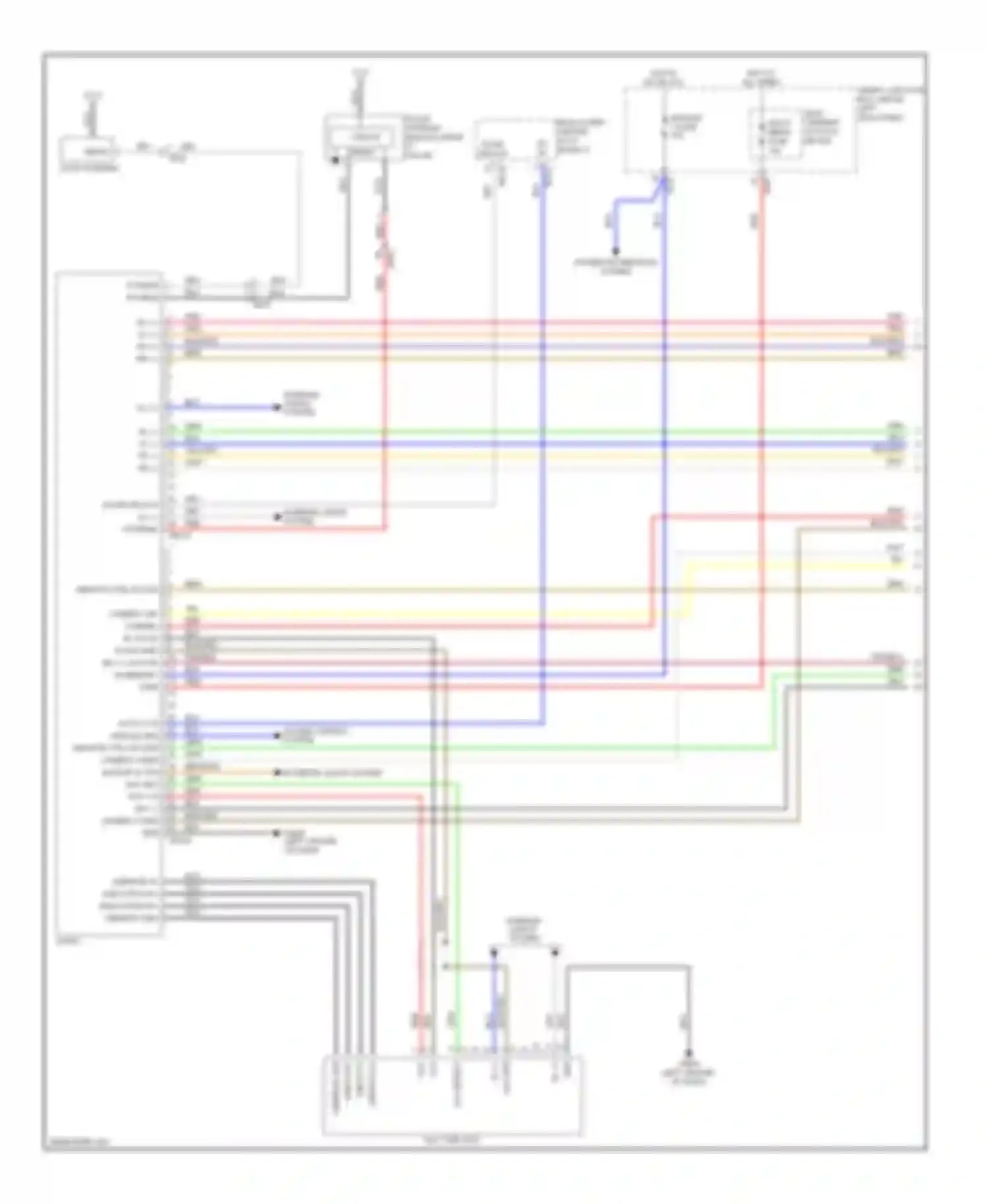 Wiring diagram multi media fuse for Kia Optima III facelift (2013-2015) (18 of 19)