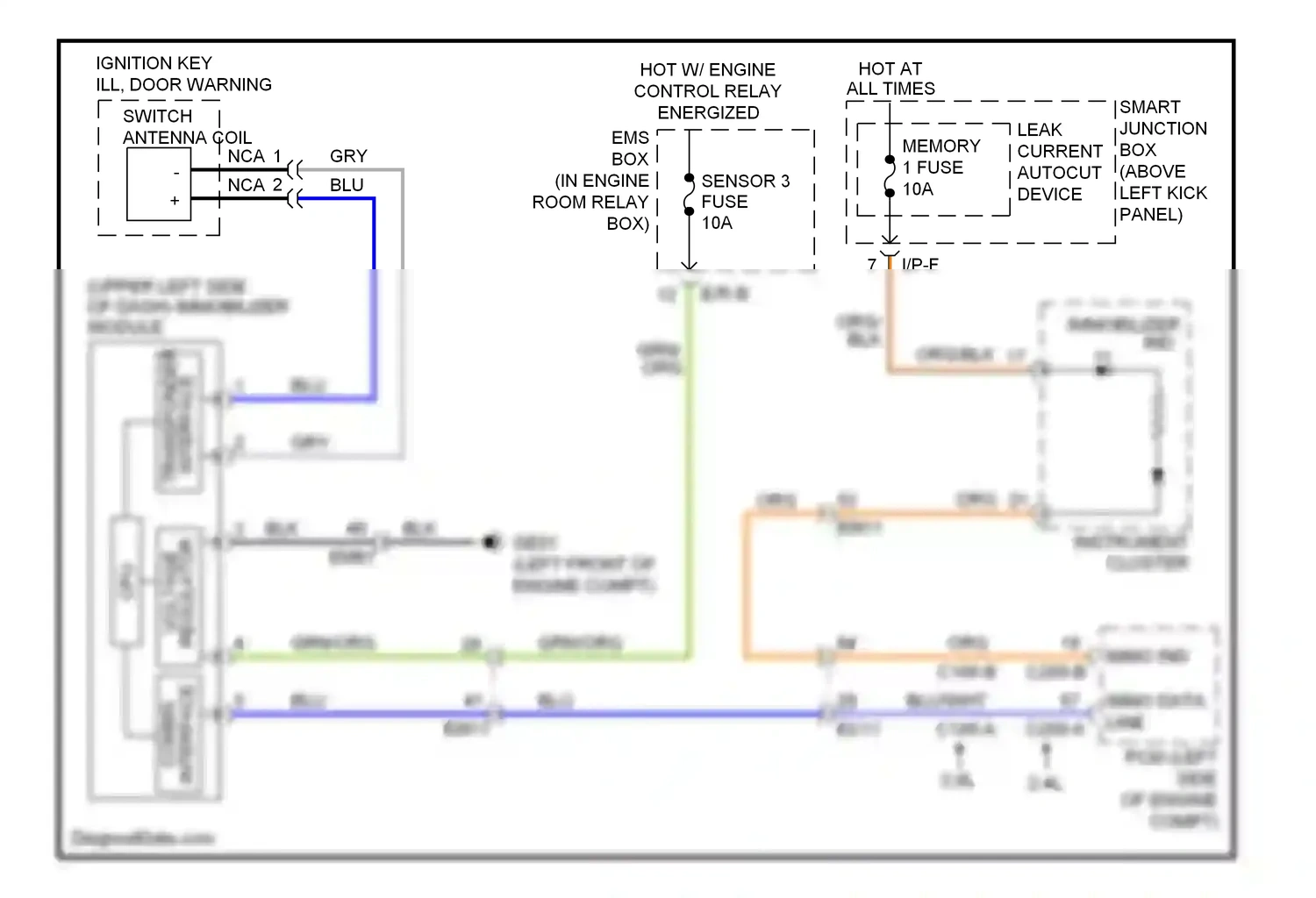 Kia Optima III facelift (2013-2015) nca wiring diagram  (123 of 154)