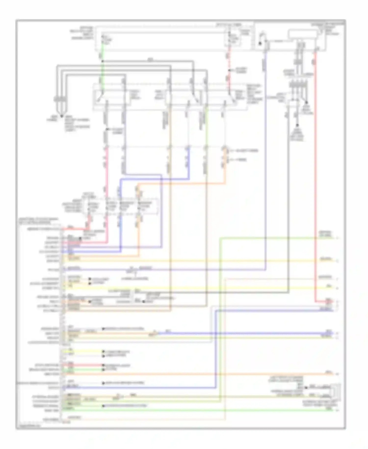 Wiring diagram pdm 2 for Kia Optima III facelift (2013-2015) (1 of 2)