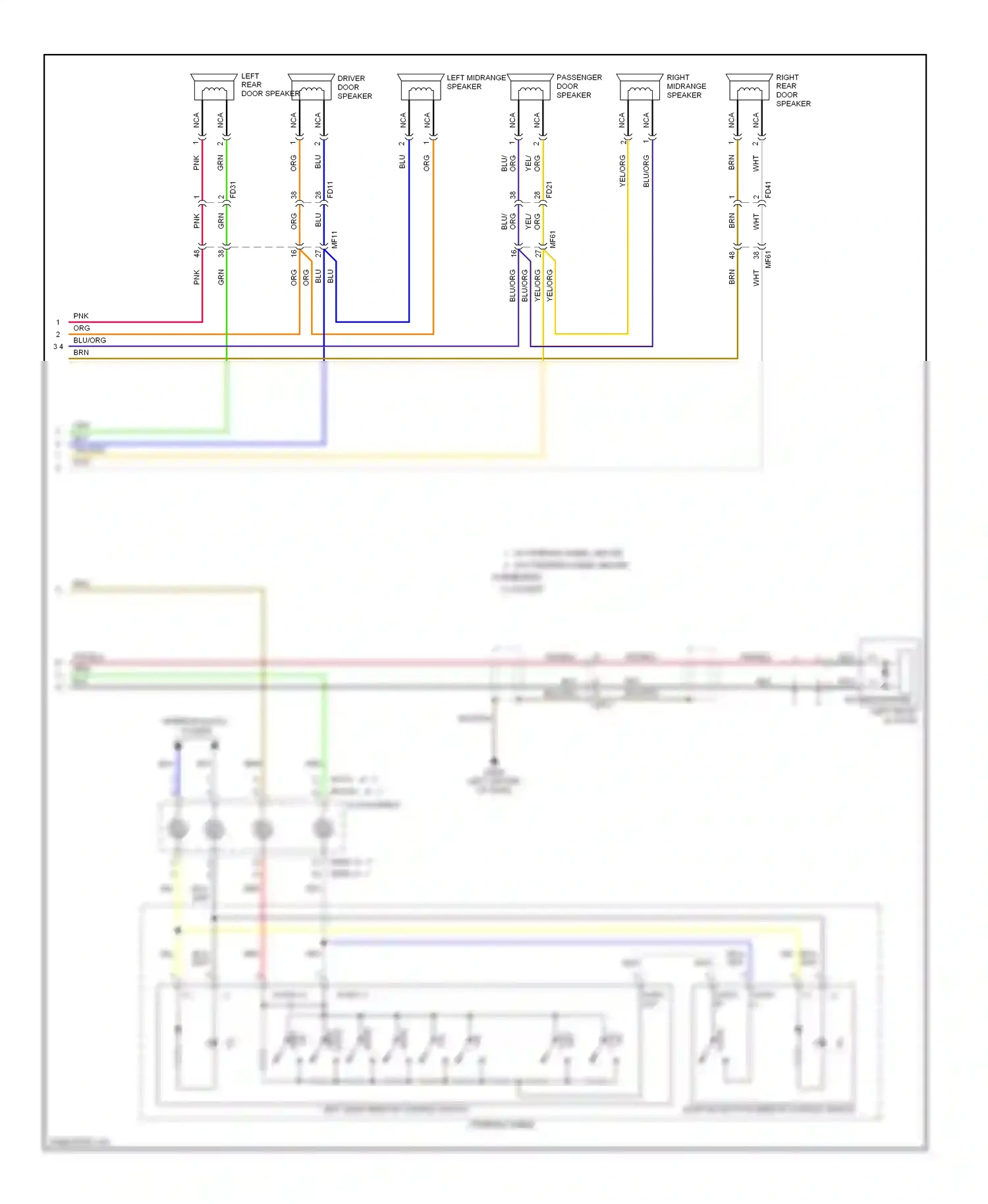 Kia Optima III facelift (2013-2015) red wiring diagram  (205 of 217)