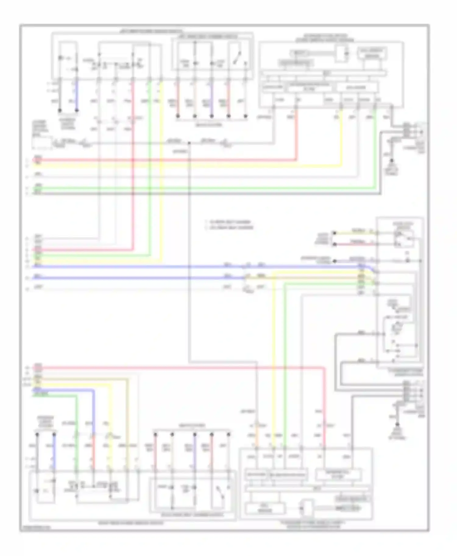 Wiring diagram shunt resistor for Kia Optima III facelift (2013-2015) (2 of 2)