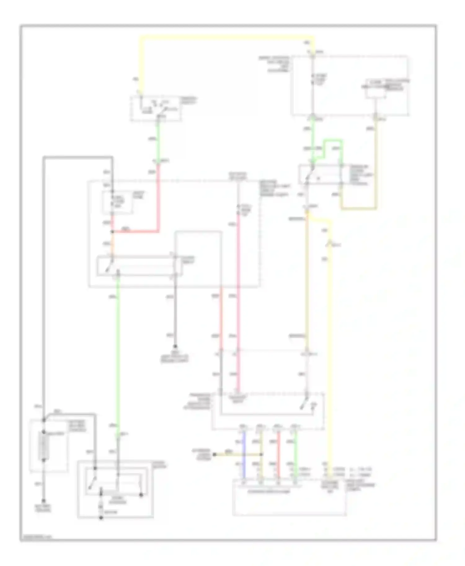 Wiring diagram starter mtr ctrl sw for Kia Optima III facelift (2013-2015) (1 of 2)