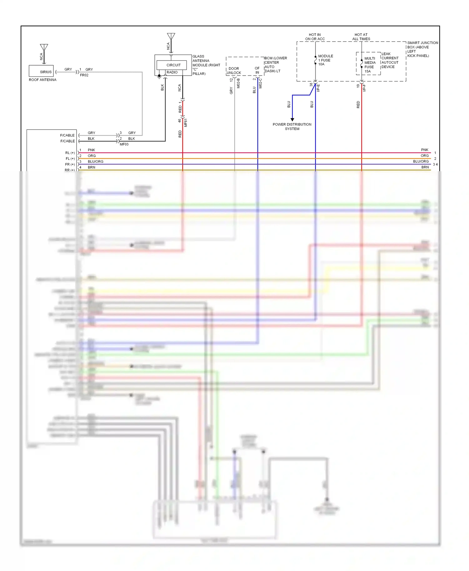 Kia Optima III facelift (2013-2015) yel/org wiring diagram  (113 of 119)